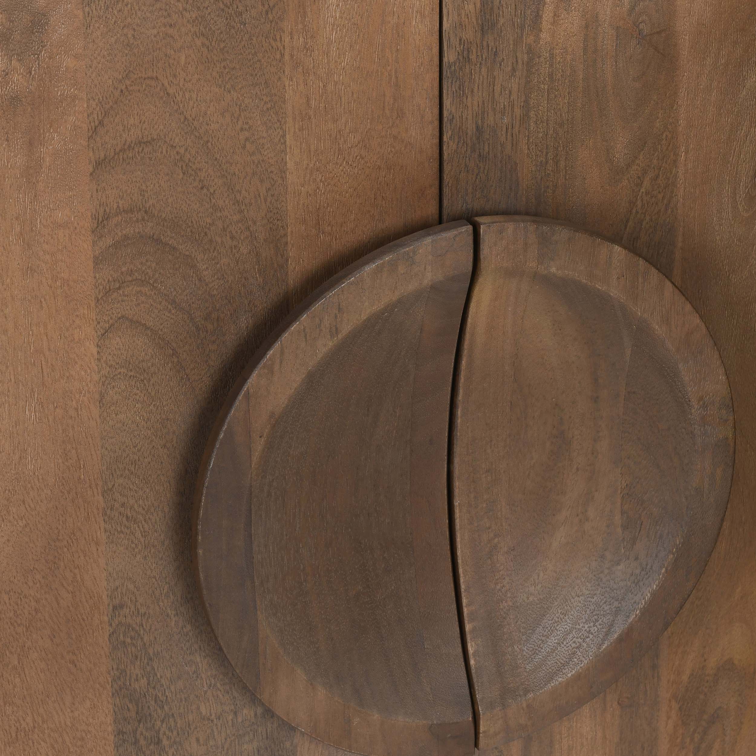 Vally 6 Door Buffet, Brown - Image 6