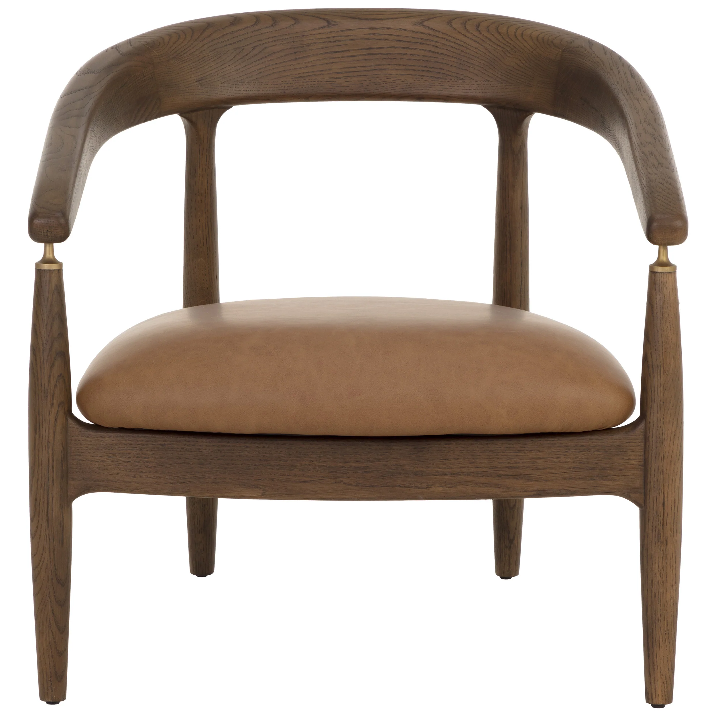 Valmont Chair, Milliken Cognac - Image 2