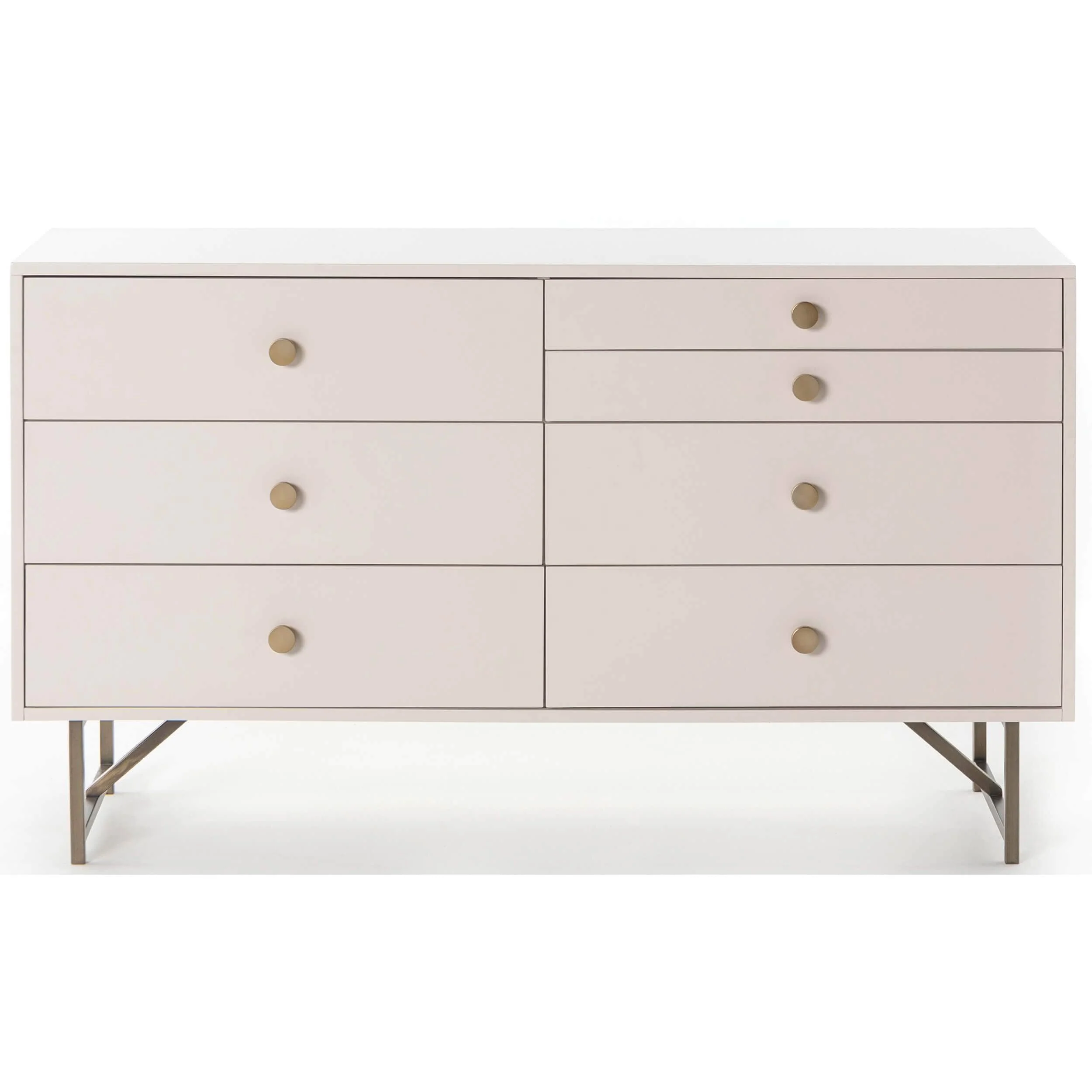 Van 7 Drawer Dresser, Matte Alabaster by Four Hands - Image 3