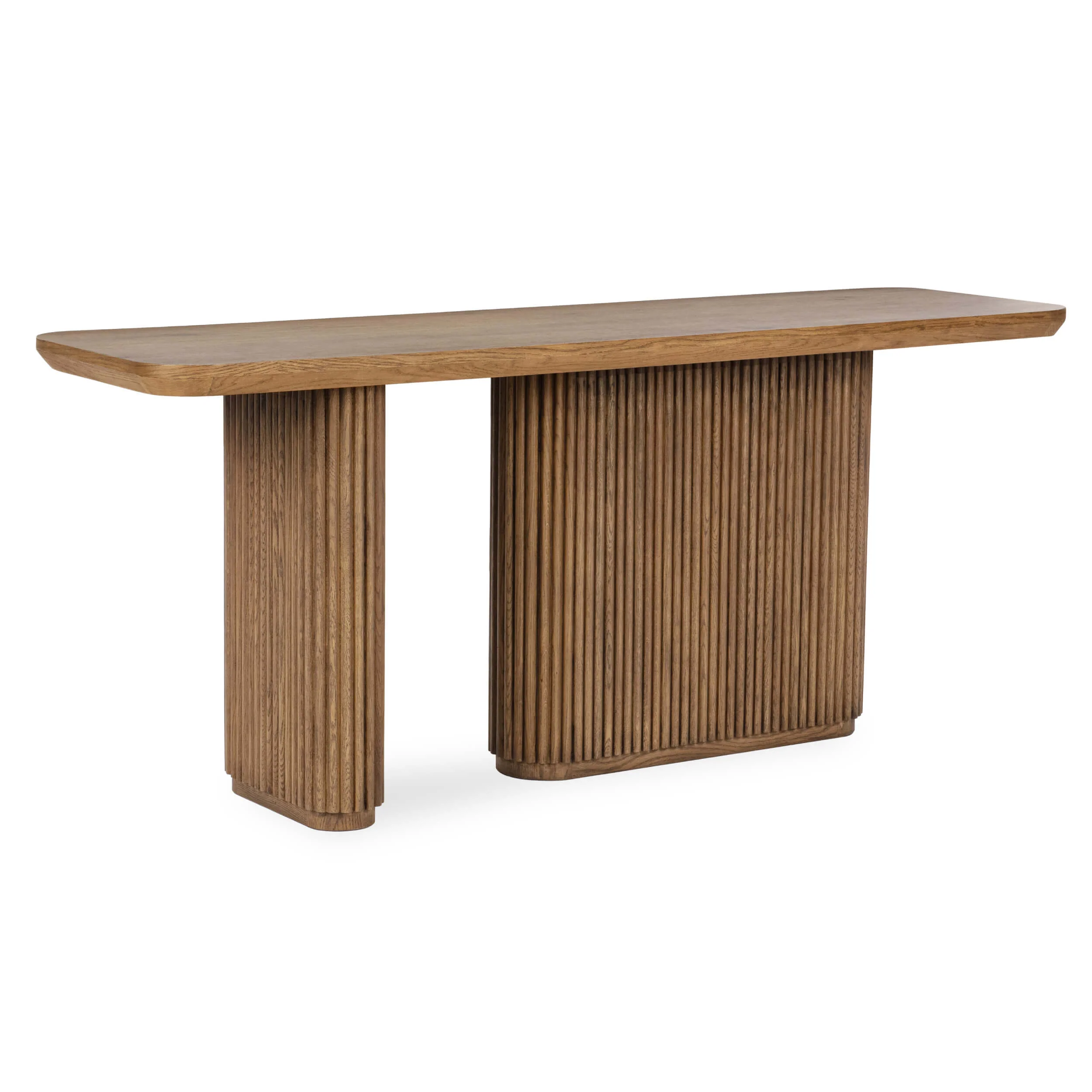 Vander Console Table, Tawny Brown
