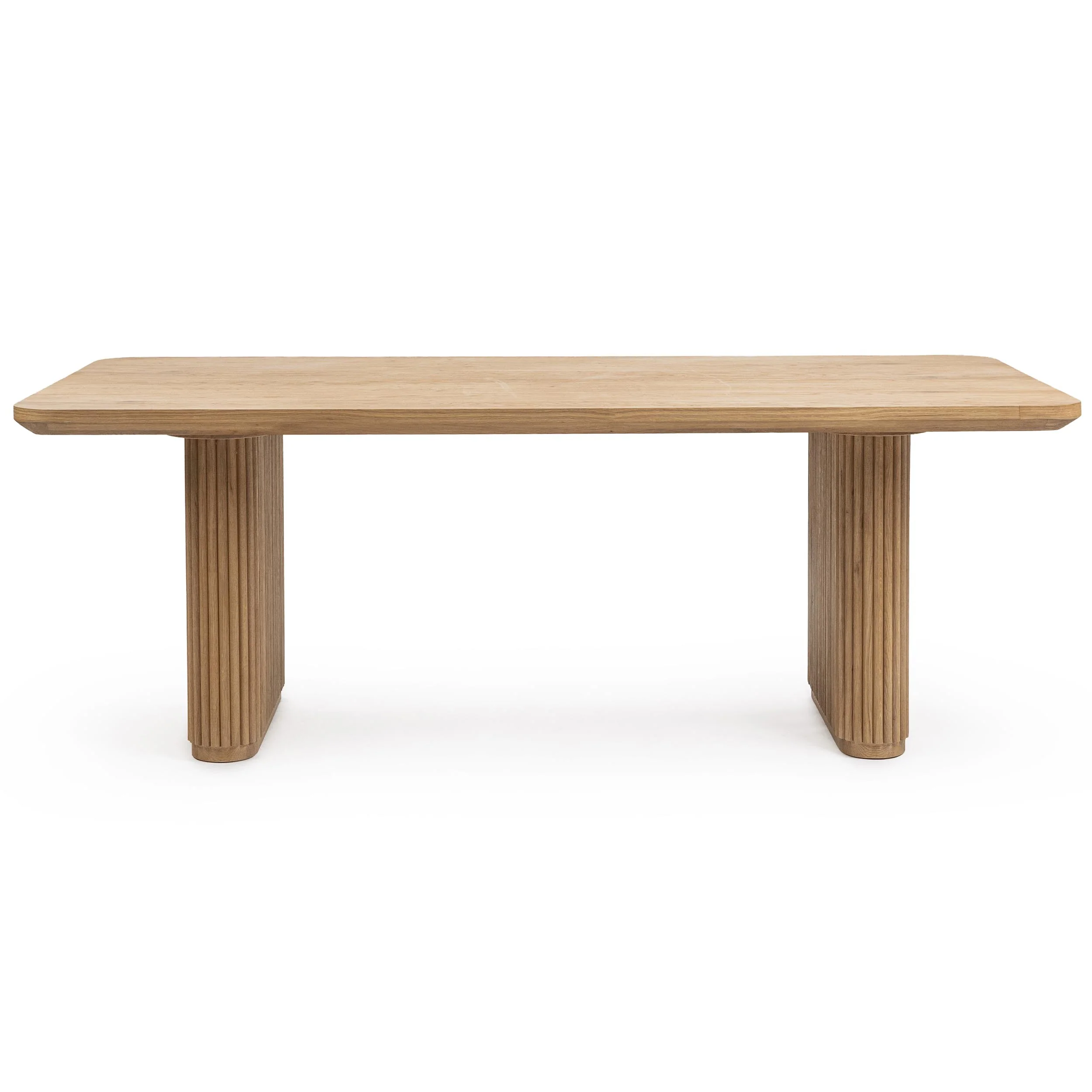 Vander Rectangular Dining Table, Light Oak - Image 2