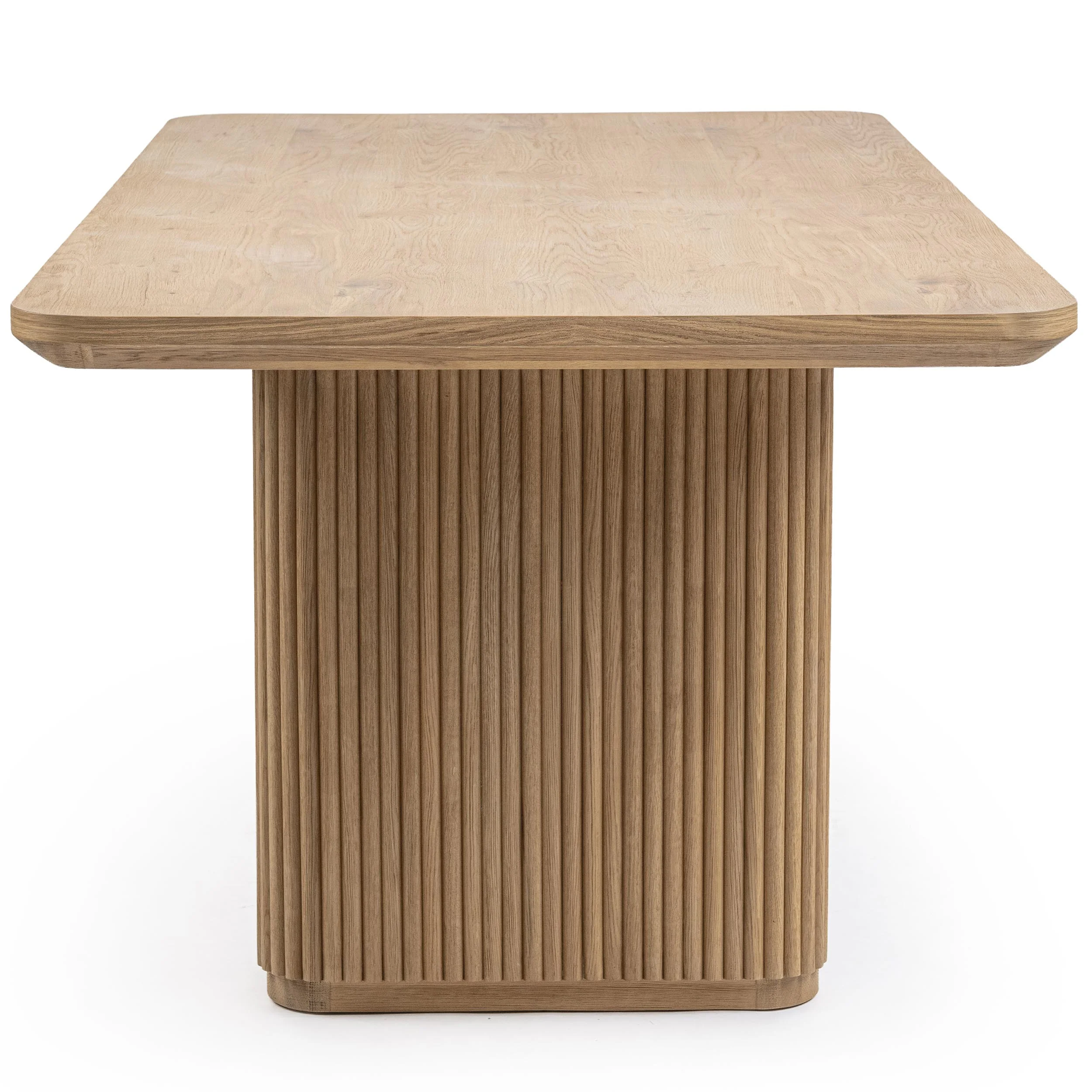 Vander Rectangular Dining Table, Light Oak - Image 3