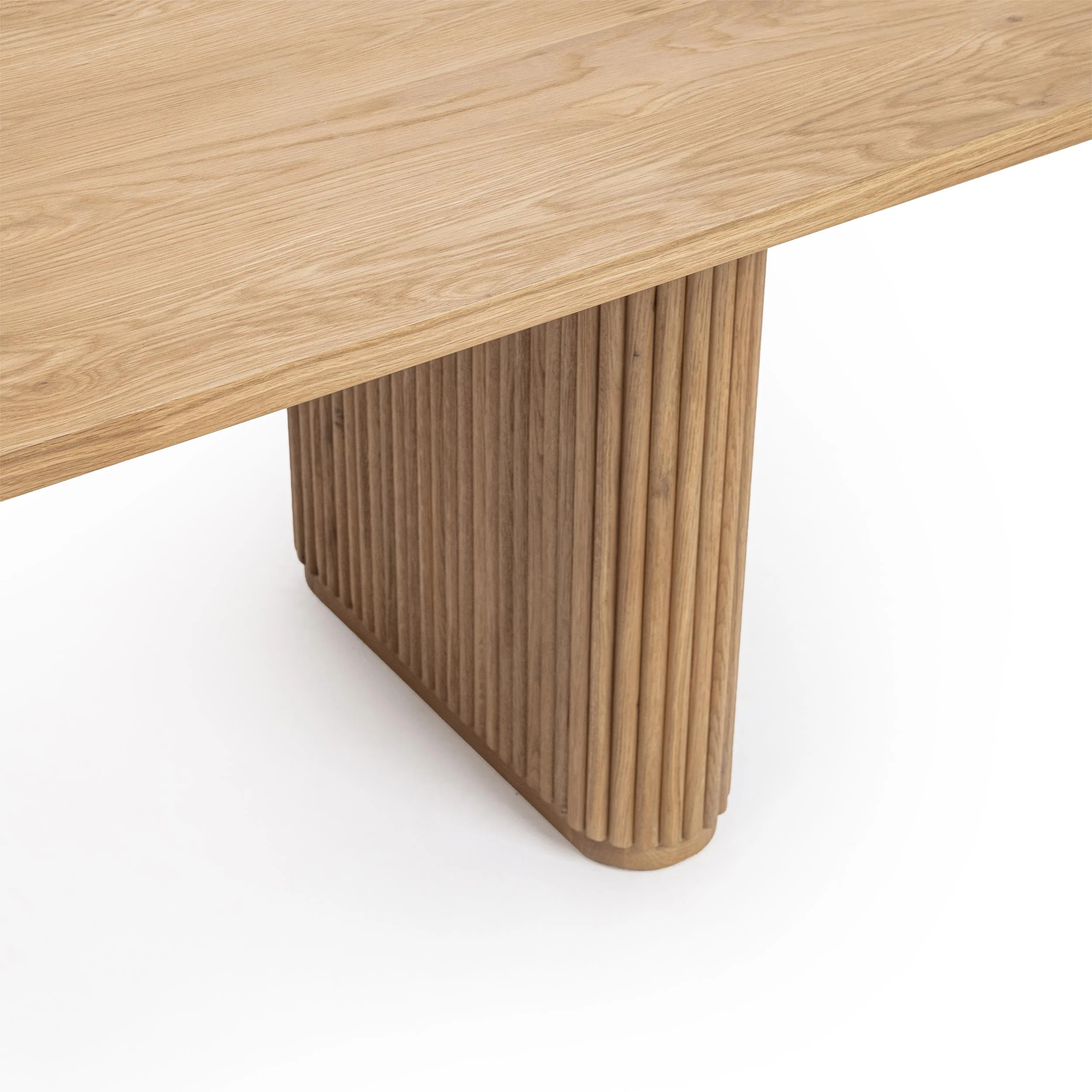 Vander Rectangular Dining Table, Light Oak - Image 4