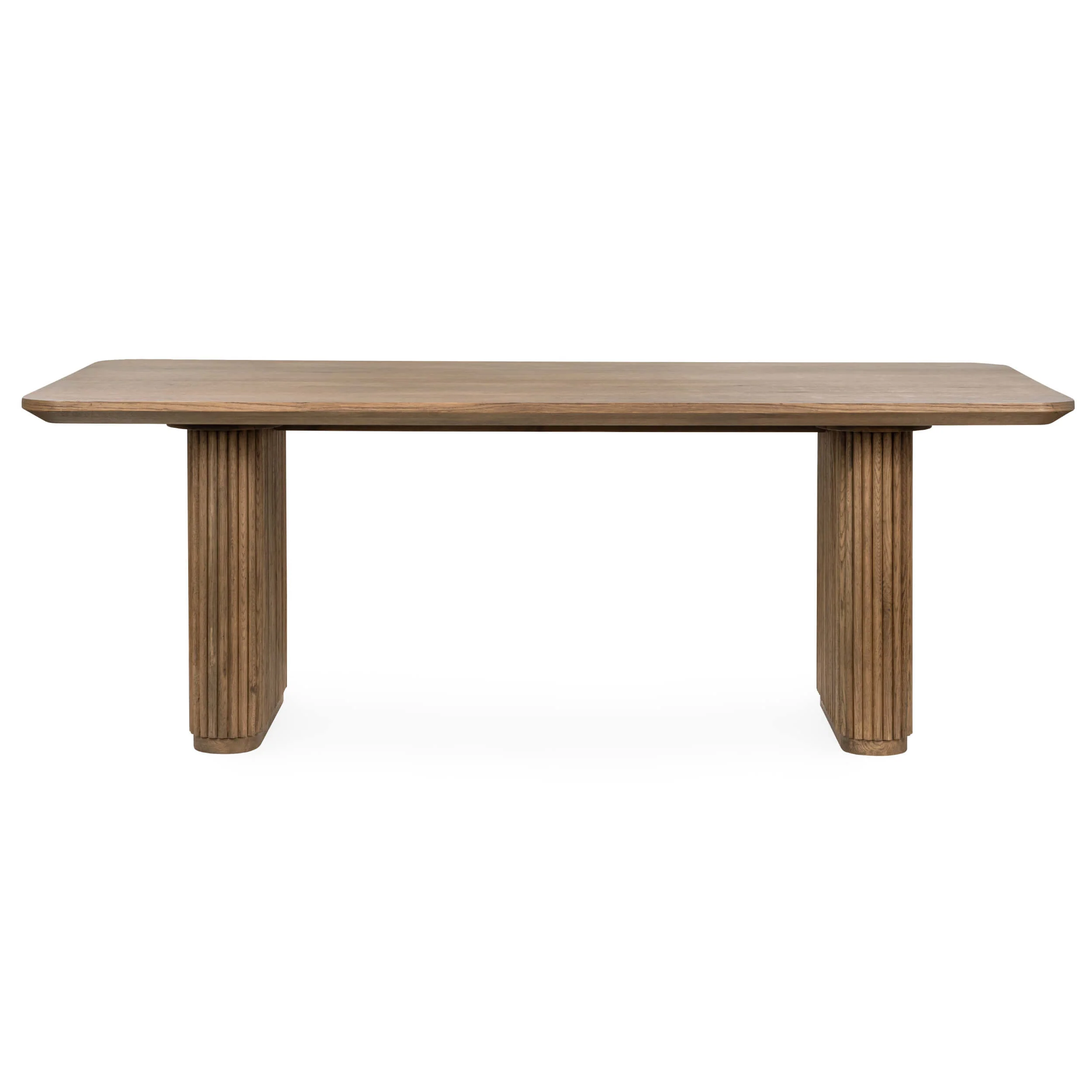 Vander Rectangular Dining Table, Tawny Brown - Image 2