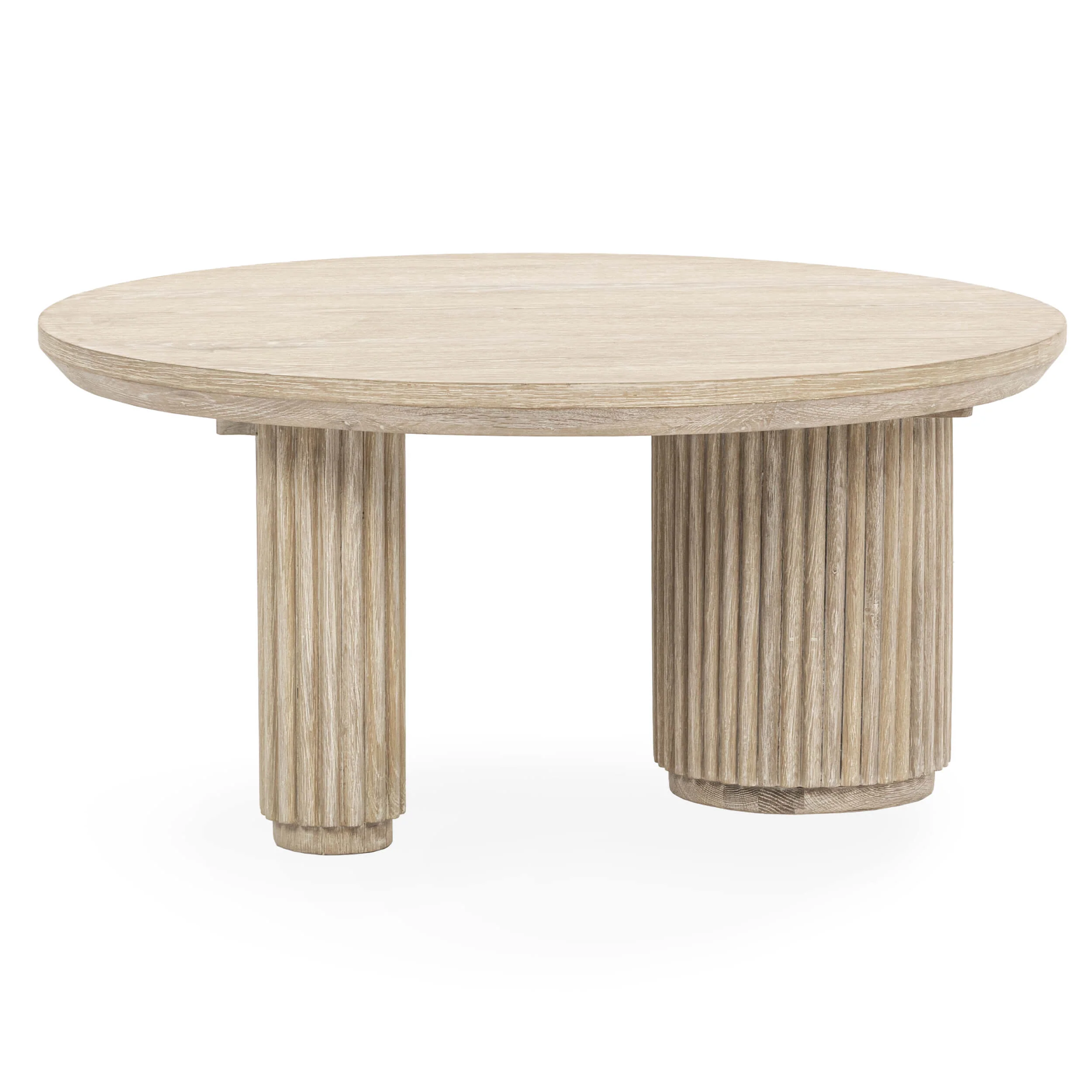 Vander Round Coffee Table, Cream - Image 2