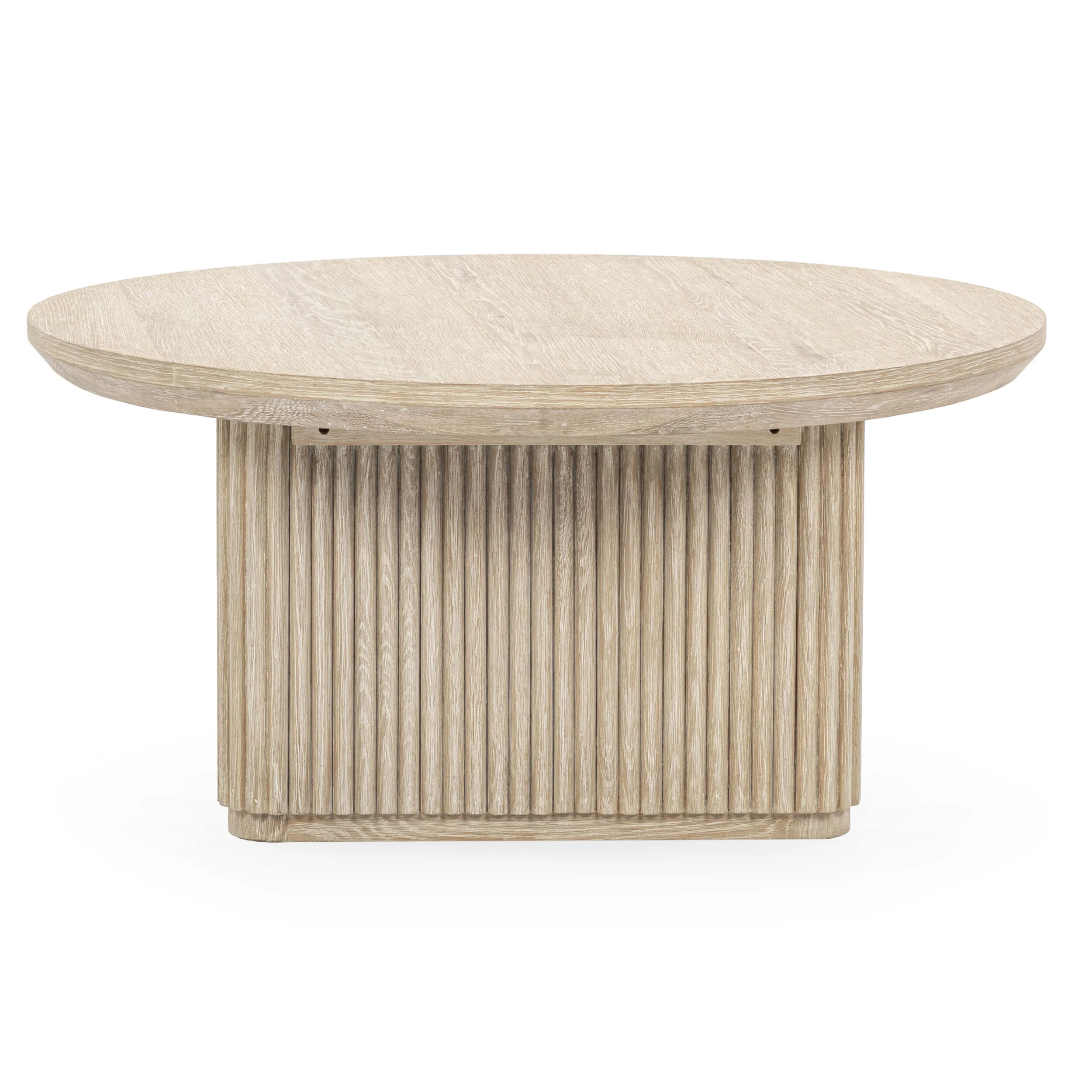 Vander Round Coffee Table, Cream - Image 3