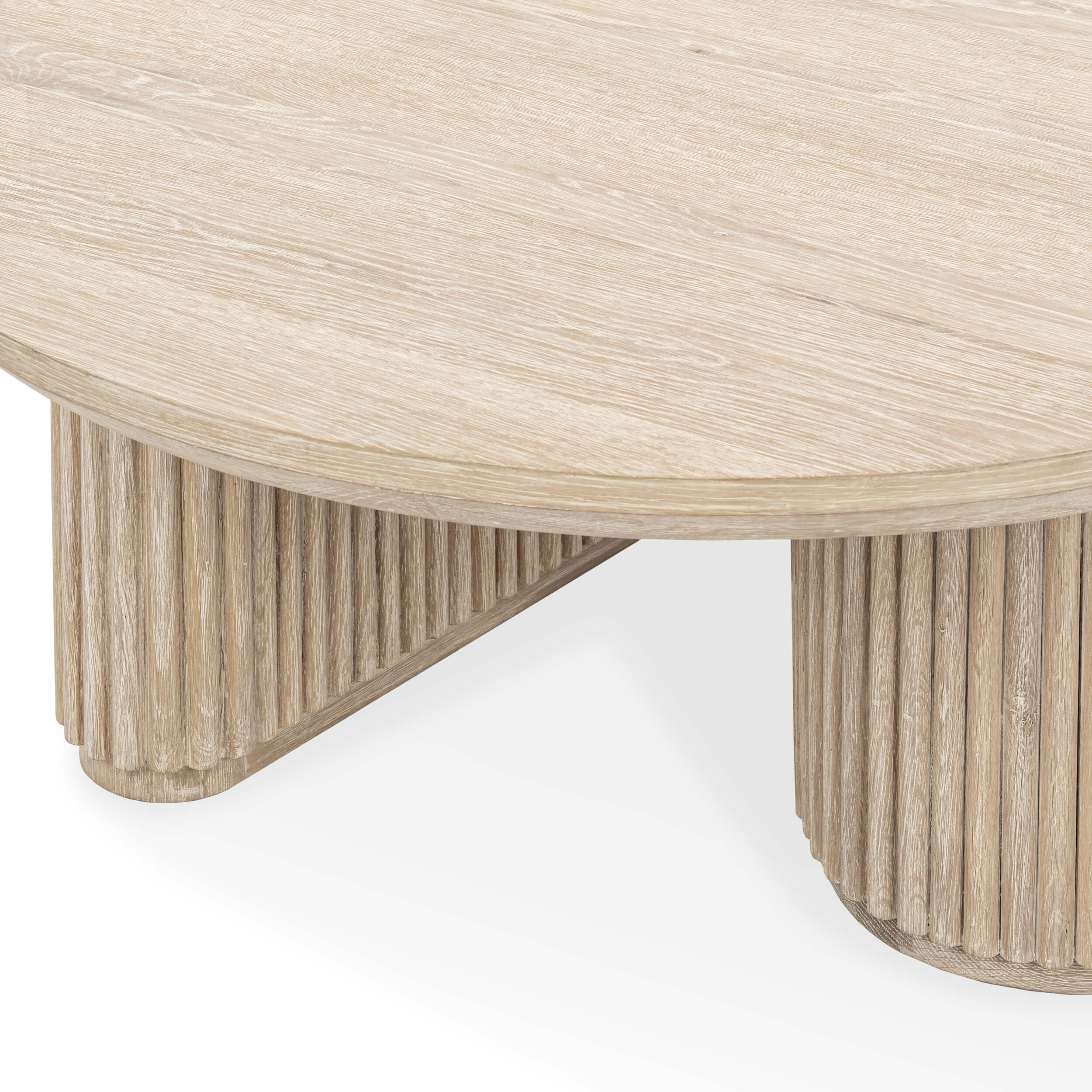 Vander Round Coffee Table, Cream - Image 4