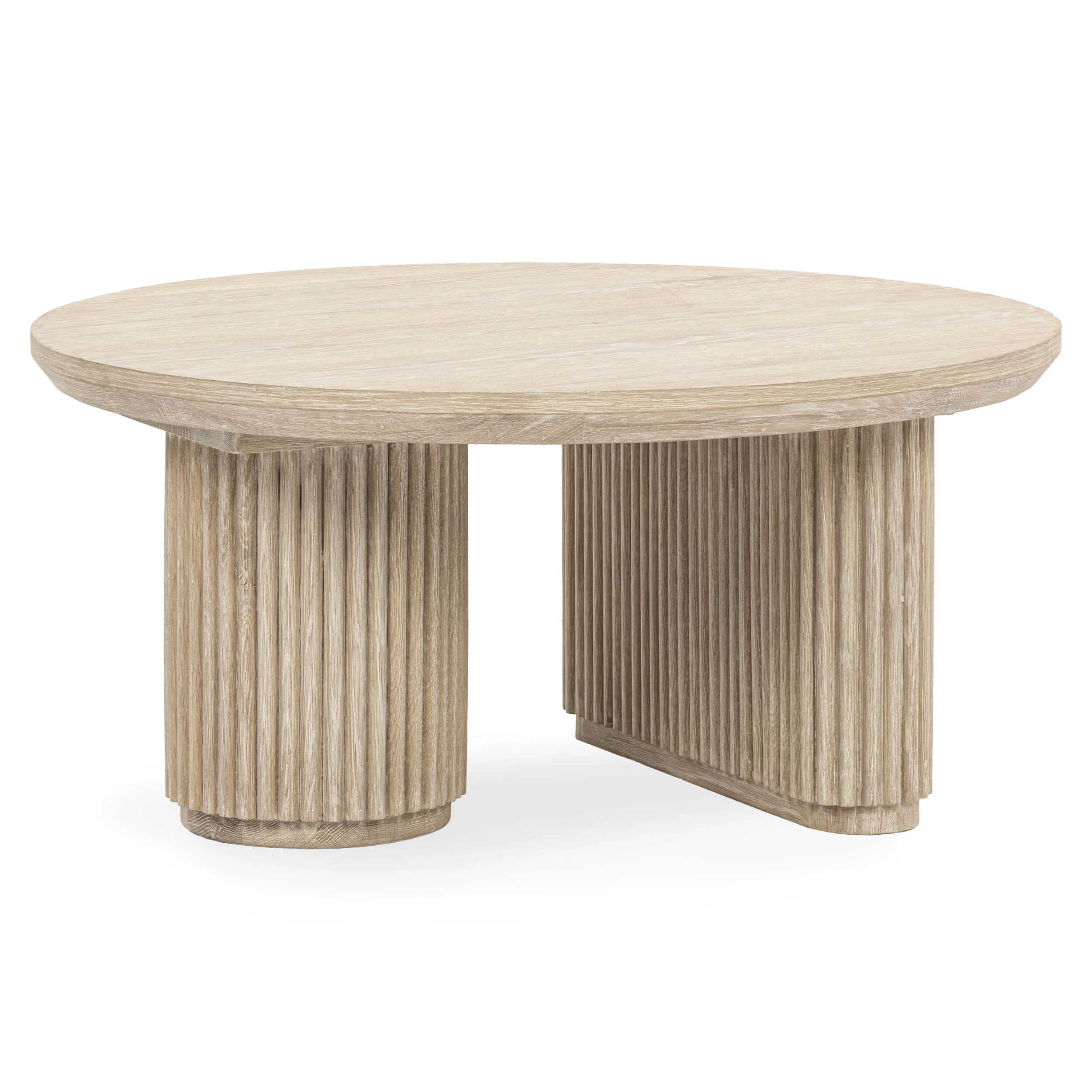 Vander Round Coffee Table, Cream - Image 5