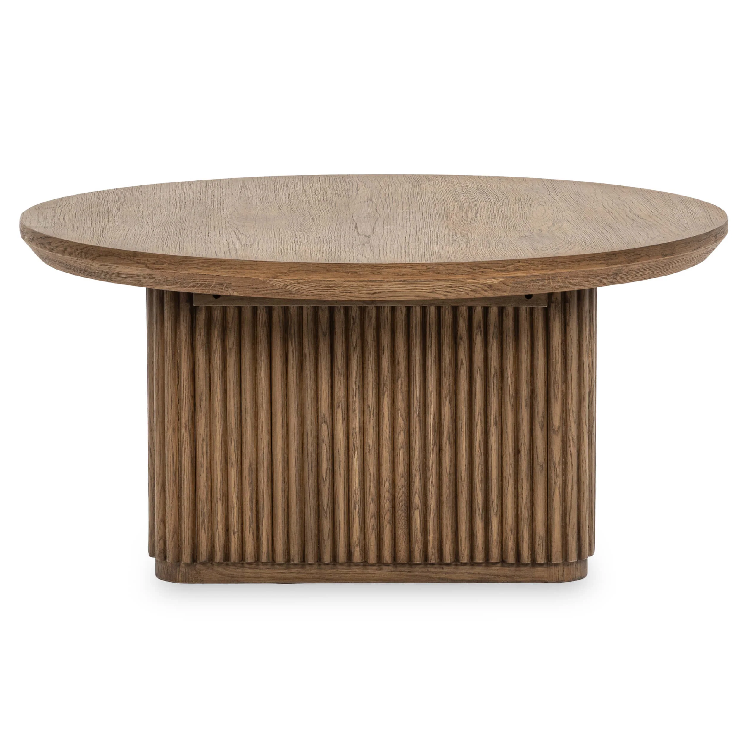Vander Round Coffee Table, Tawny Brown - Image 3