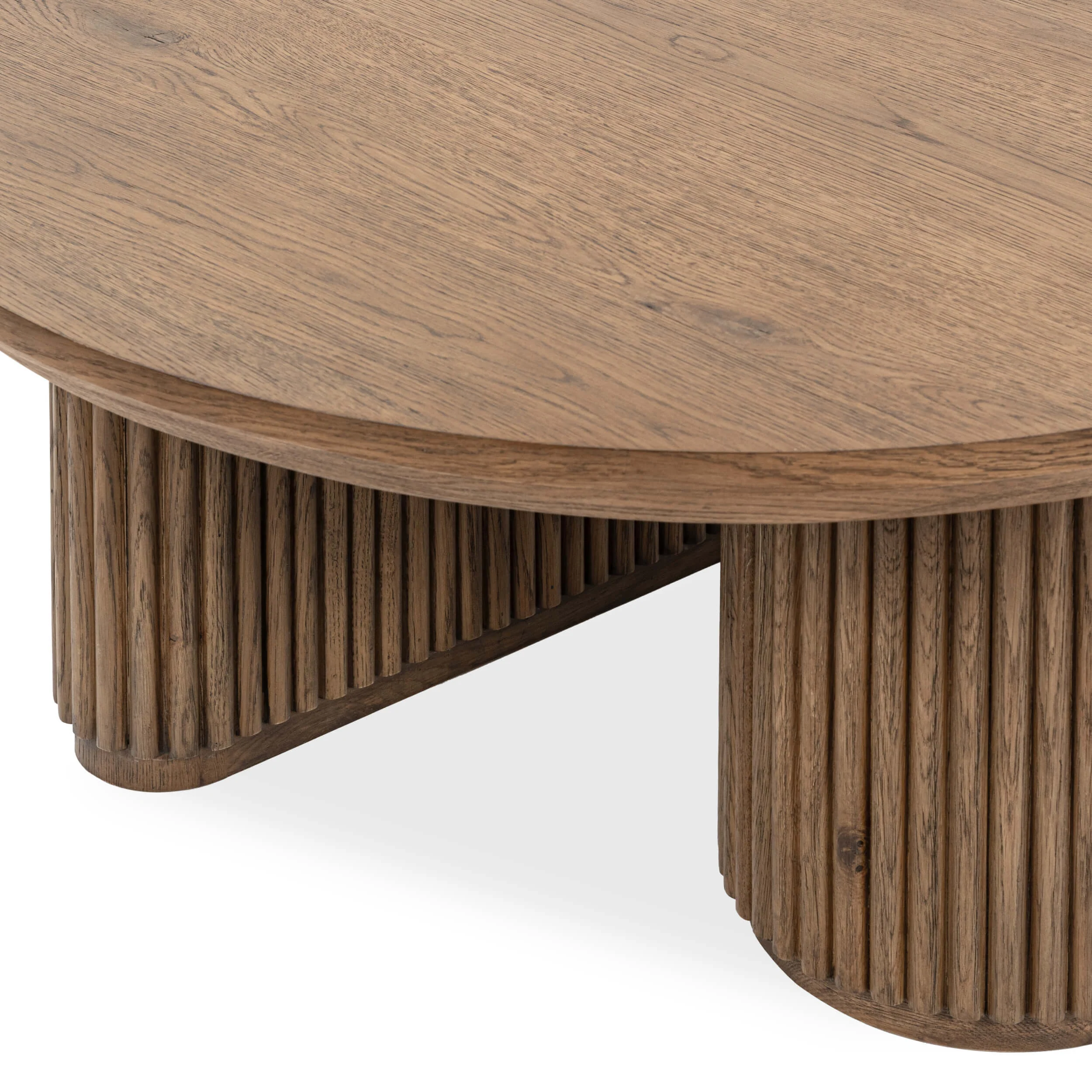 Vander Round Coffee Table, Tawny Brown - Image 4