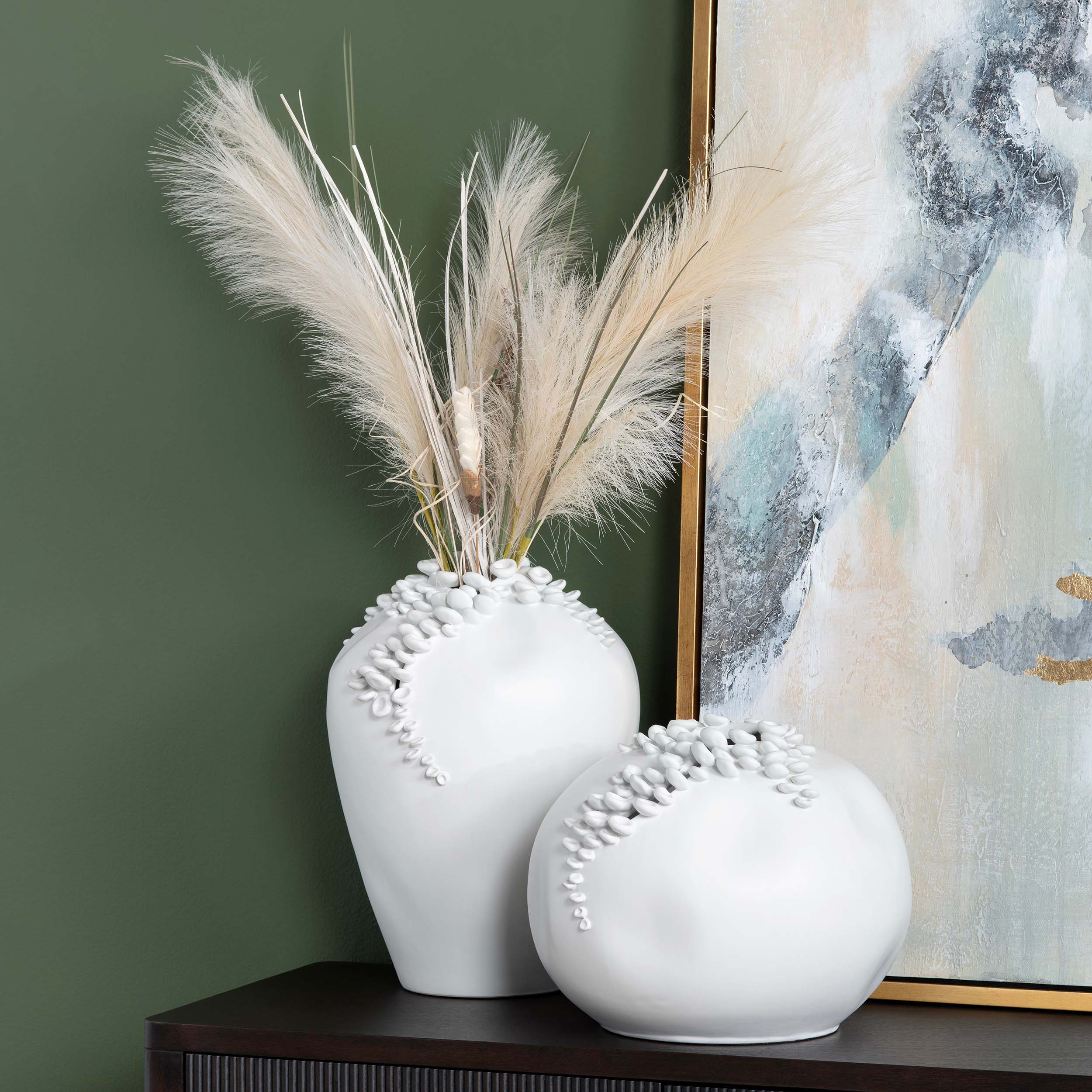 Fairfield Vase, White - Image 7