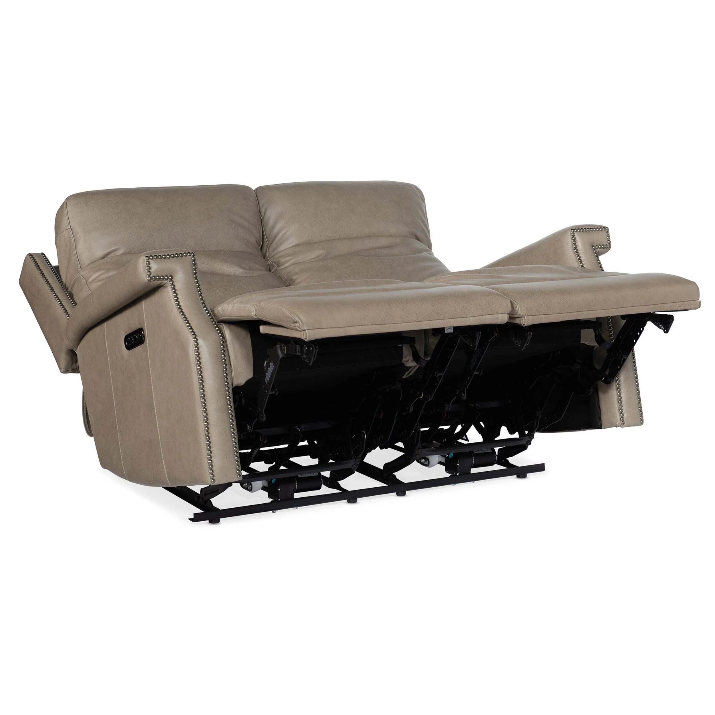 Vaughn Leather Zero Gravity Loveseat, Shattered Stone - Image 6