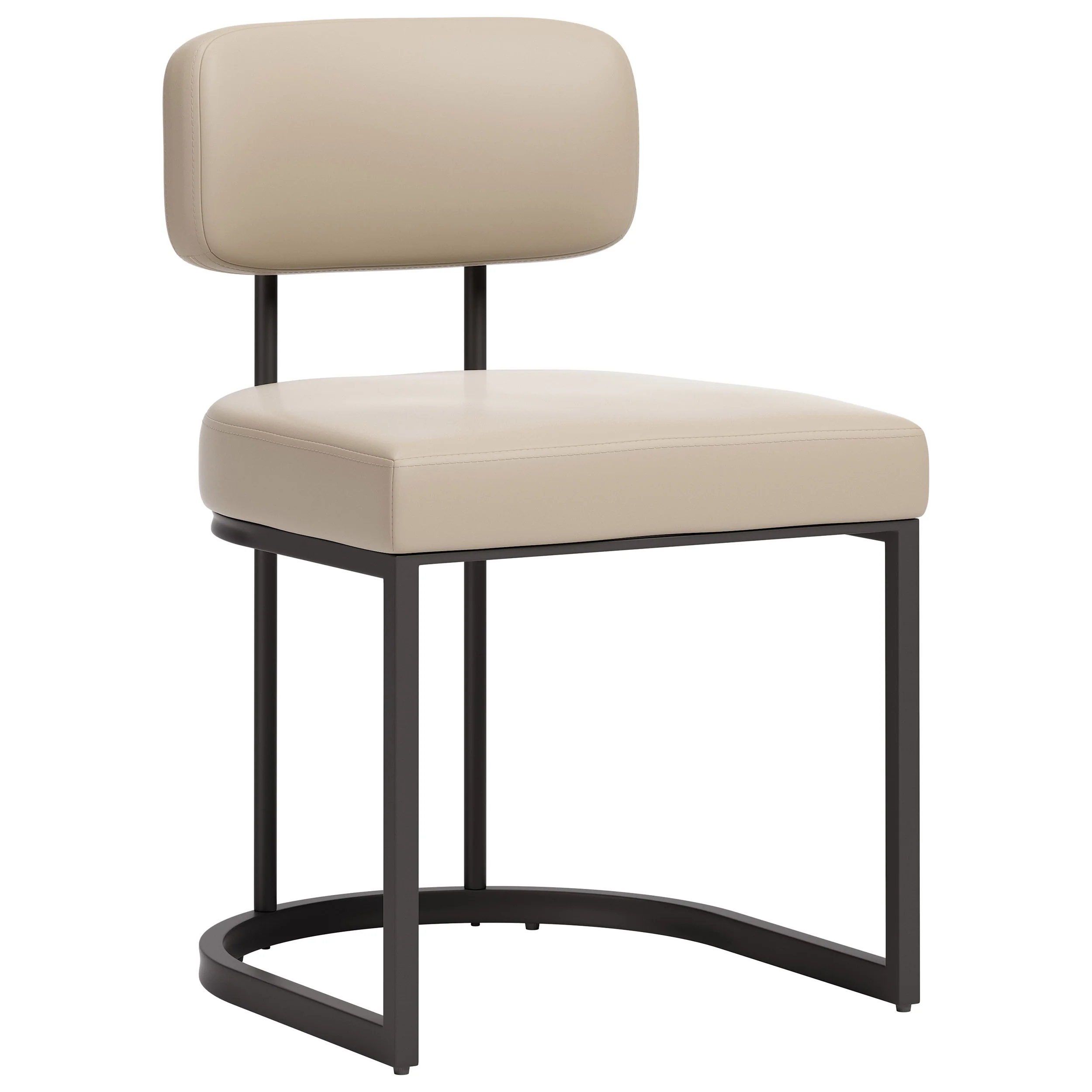 Velar Dining Chair, Beige/Gray, Set of 2