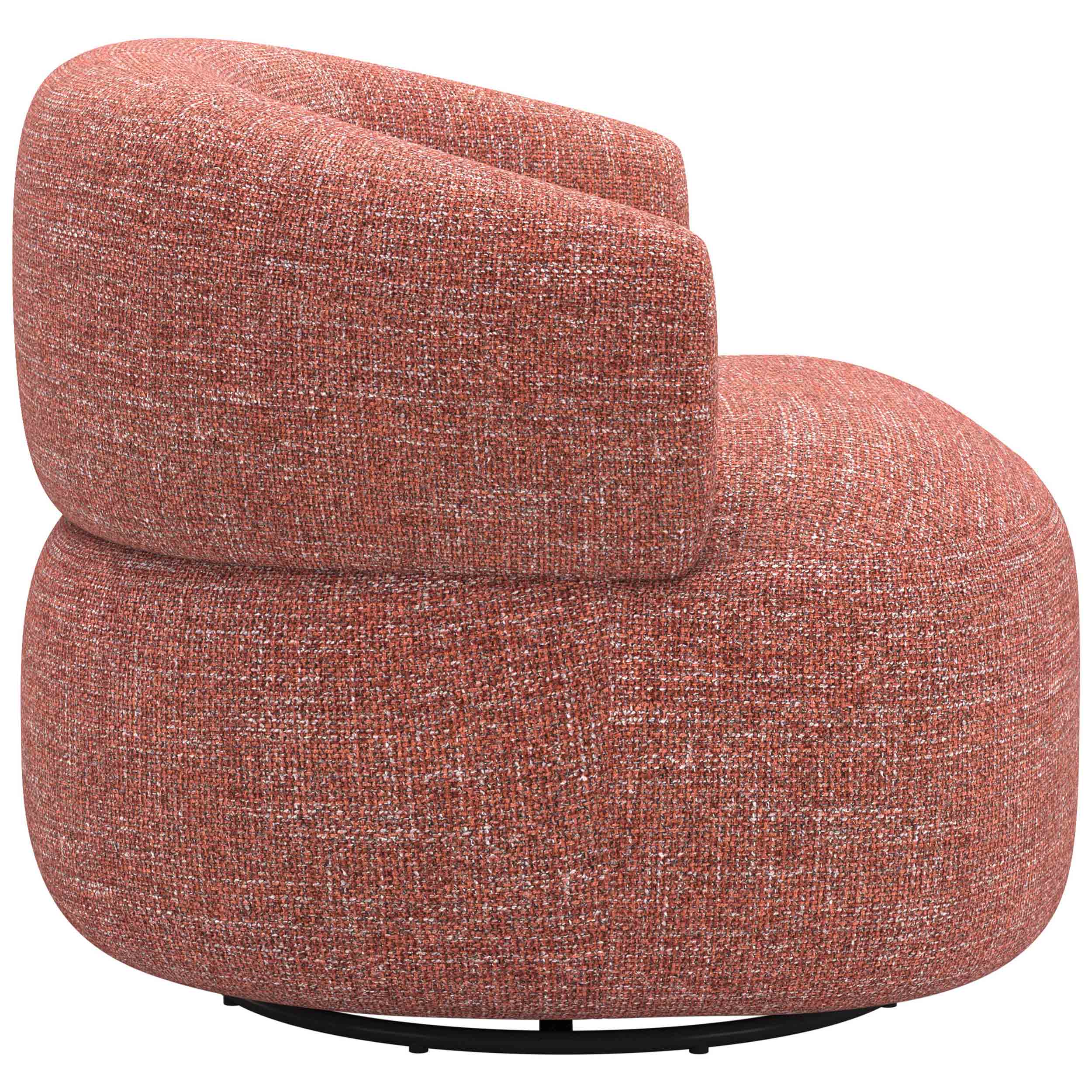 Venezia Swivel Chair, Brown - Image 3