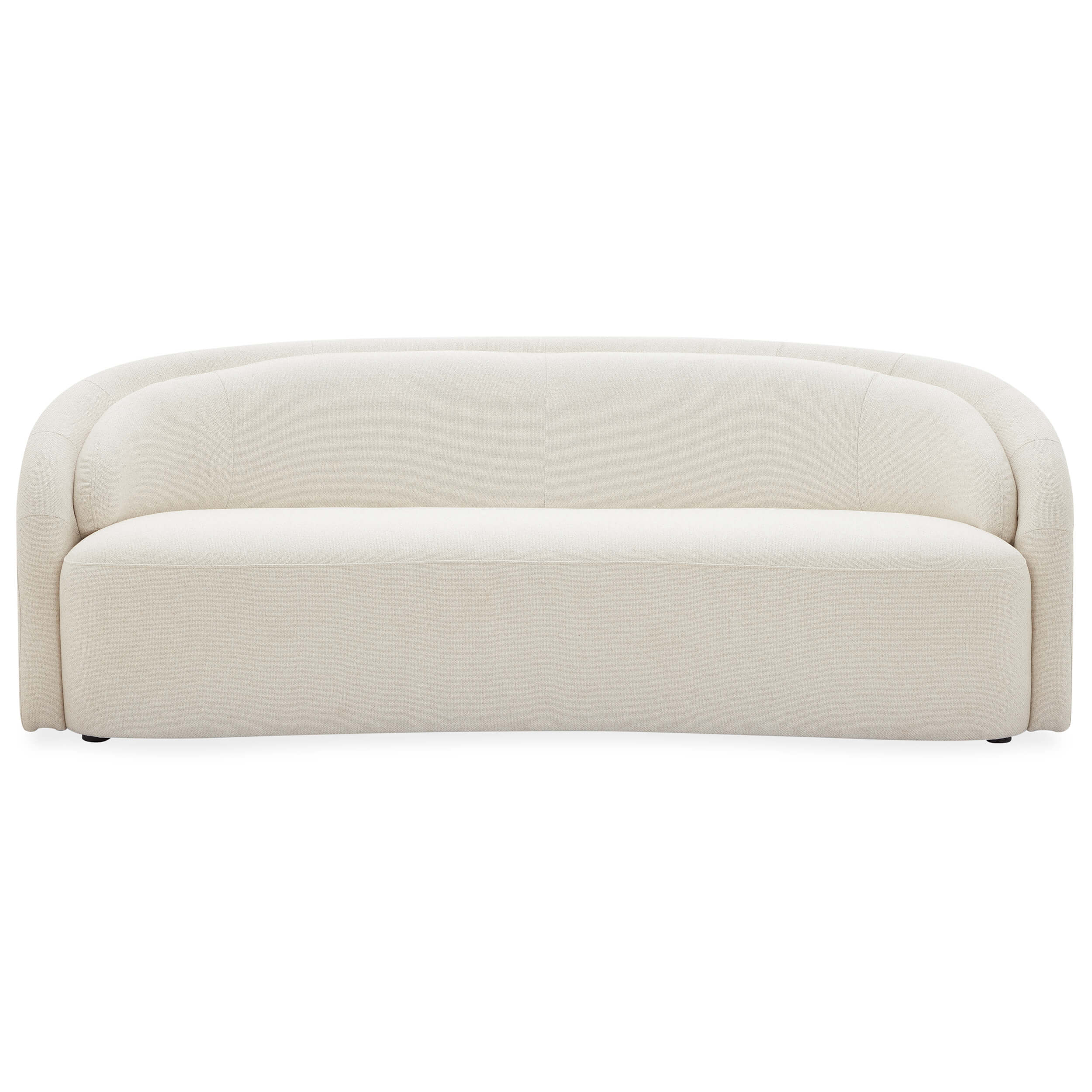 Ventura Curved Sofa, Lila Linen by Becki Owens