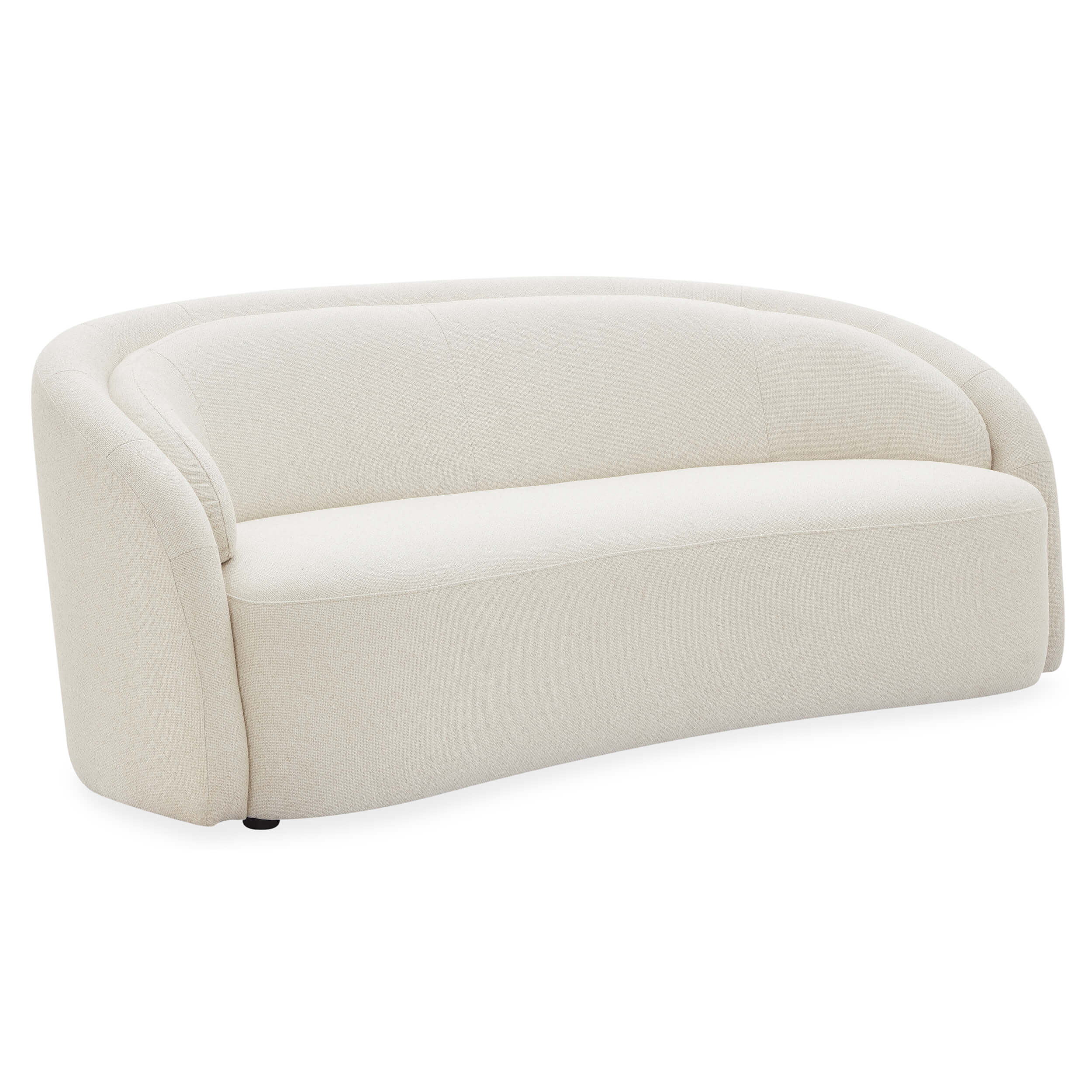 Ventura Curved Sofa, Lila Linen by Becki Owens - Image 2