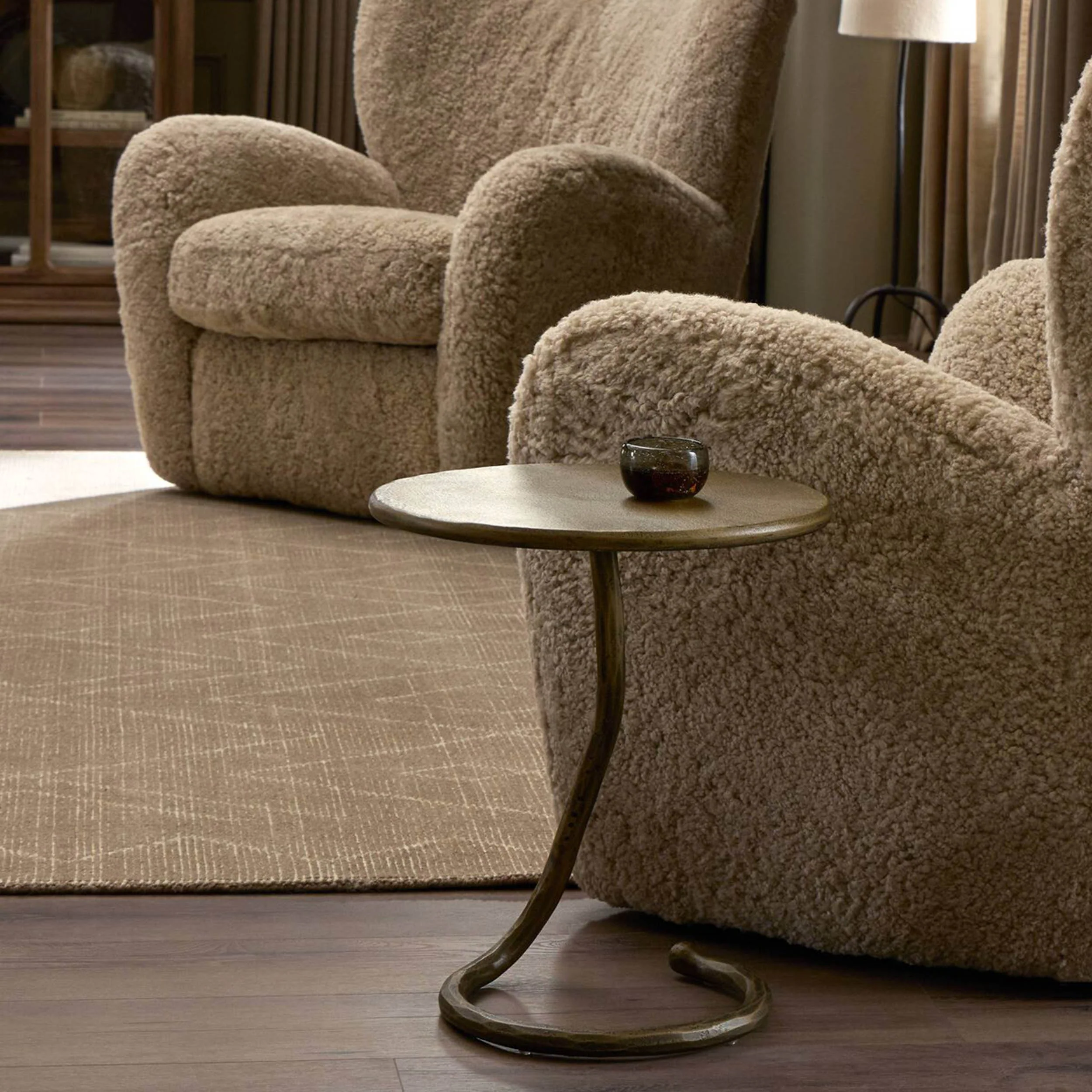 Vera End Table, Smooth Aged by Four Hands - Image 4