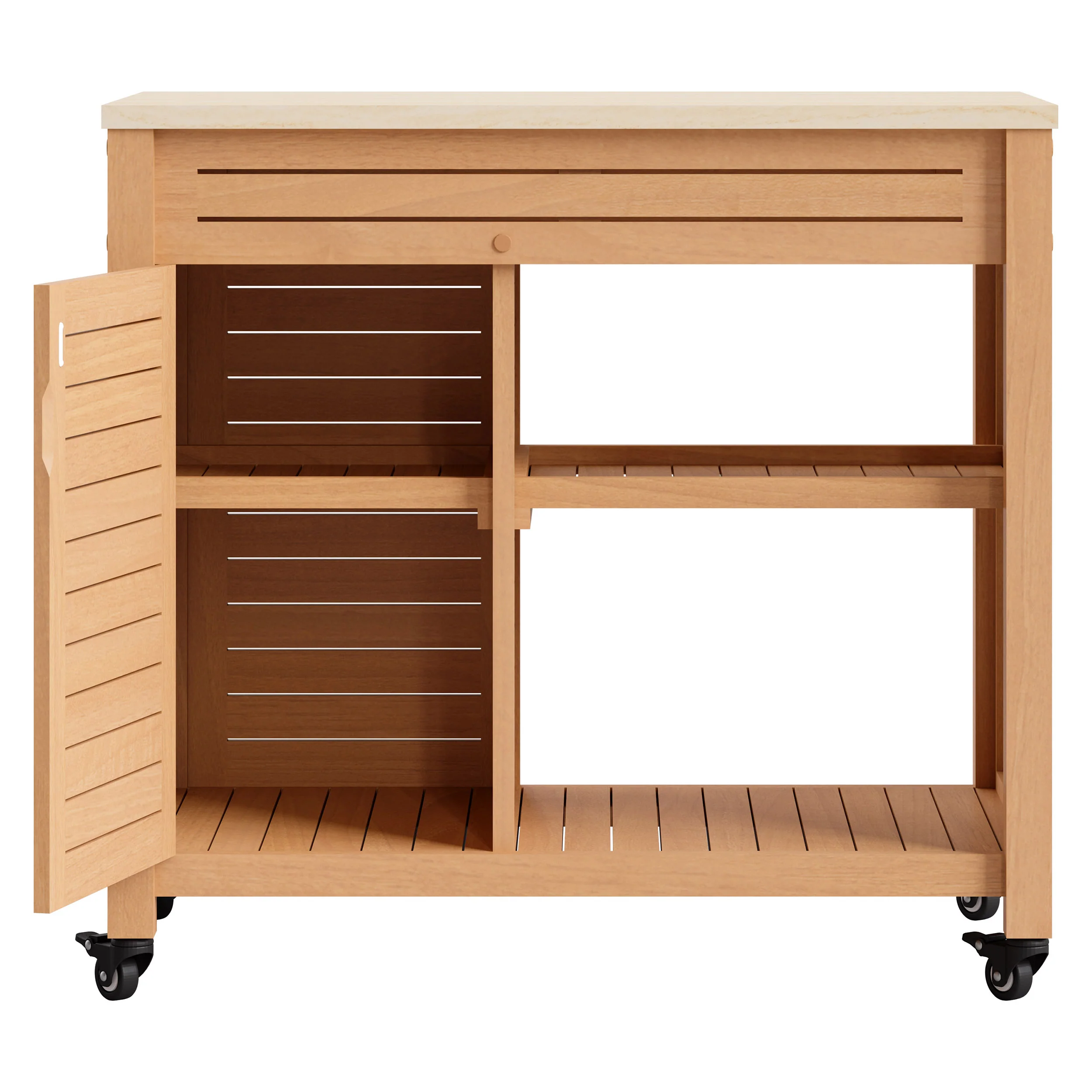 Valtan Bar Cart, Natural - Image 5