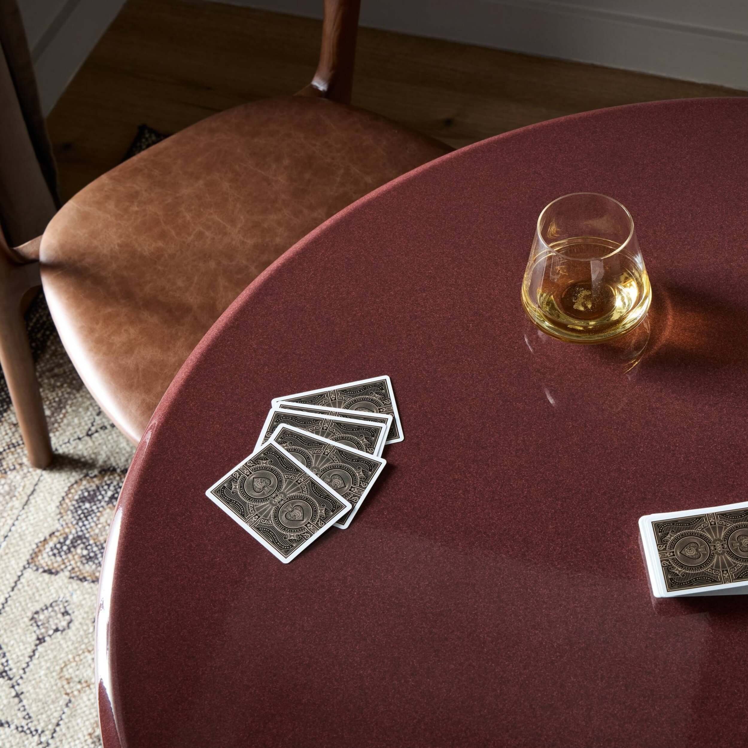 Vernon Dining Table, Smooth Red by Four Hands - Image 6