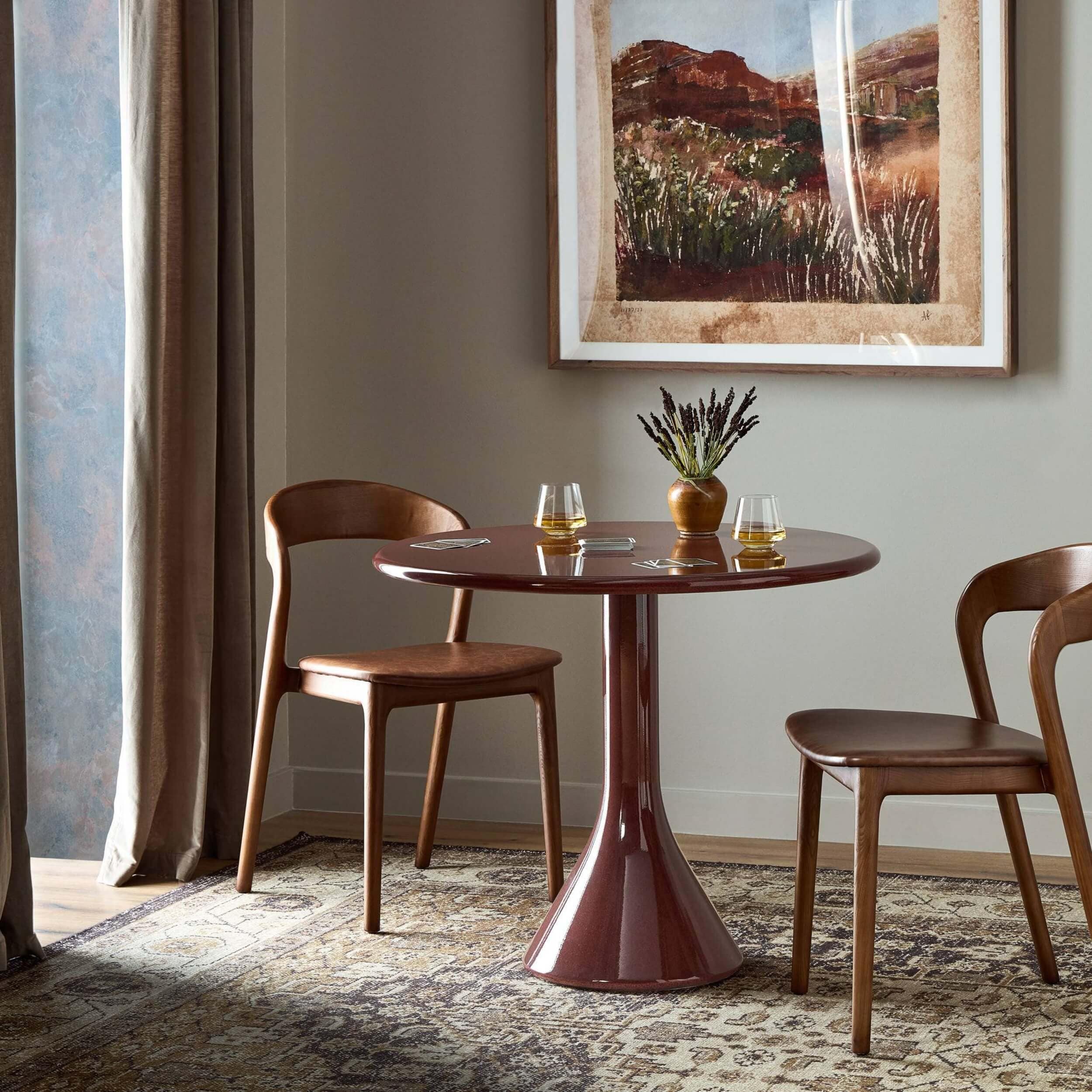 Vernon Dining Table, Smooth Red by Four Hands - Image 7