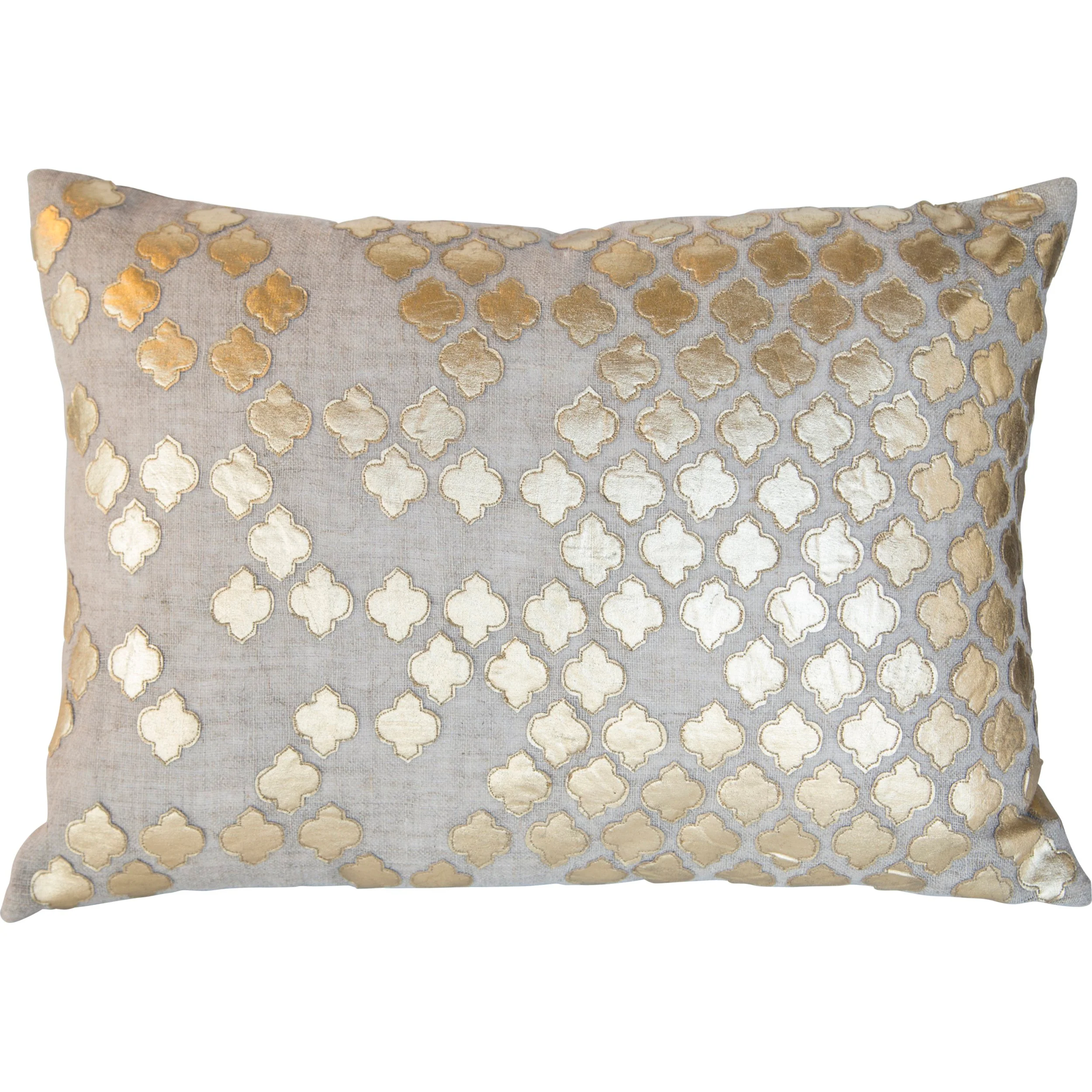 Verona Gold Applique Pillow