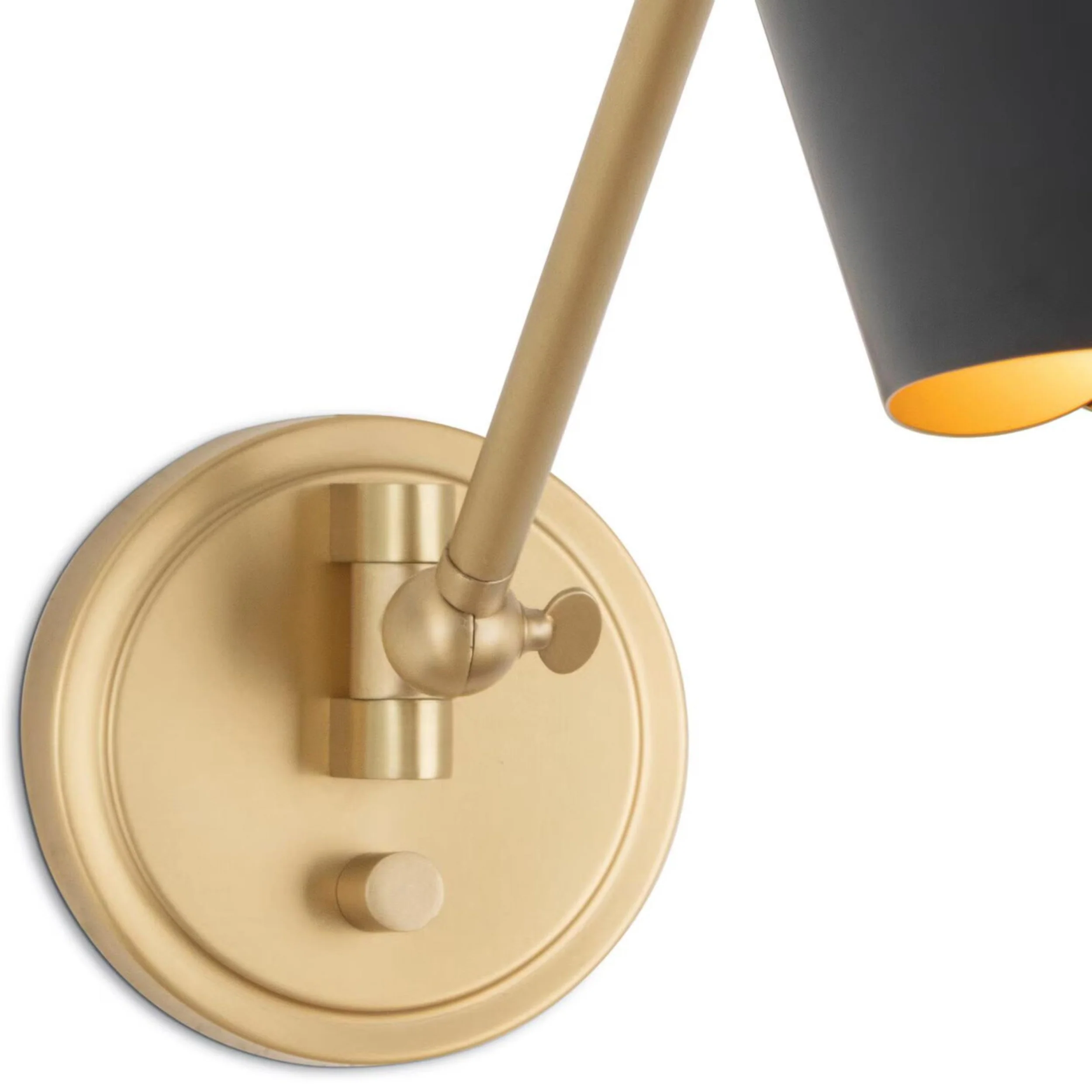 Vest Single Arm Sconce, Blacken Brass - Image 6