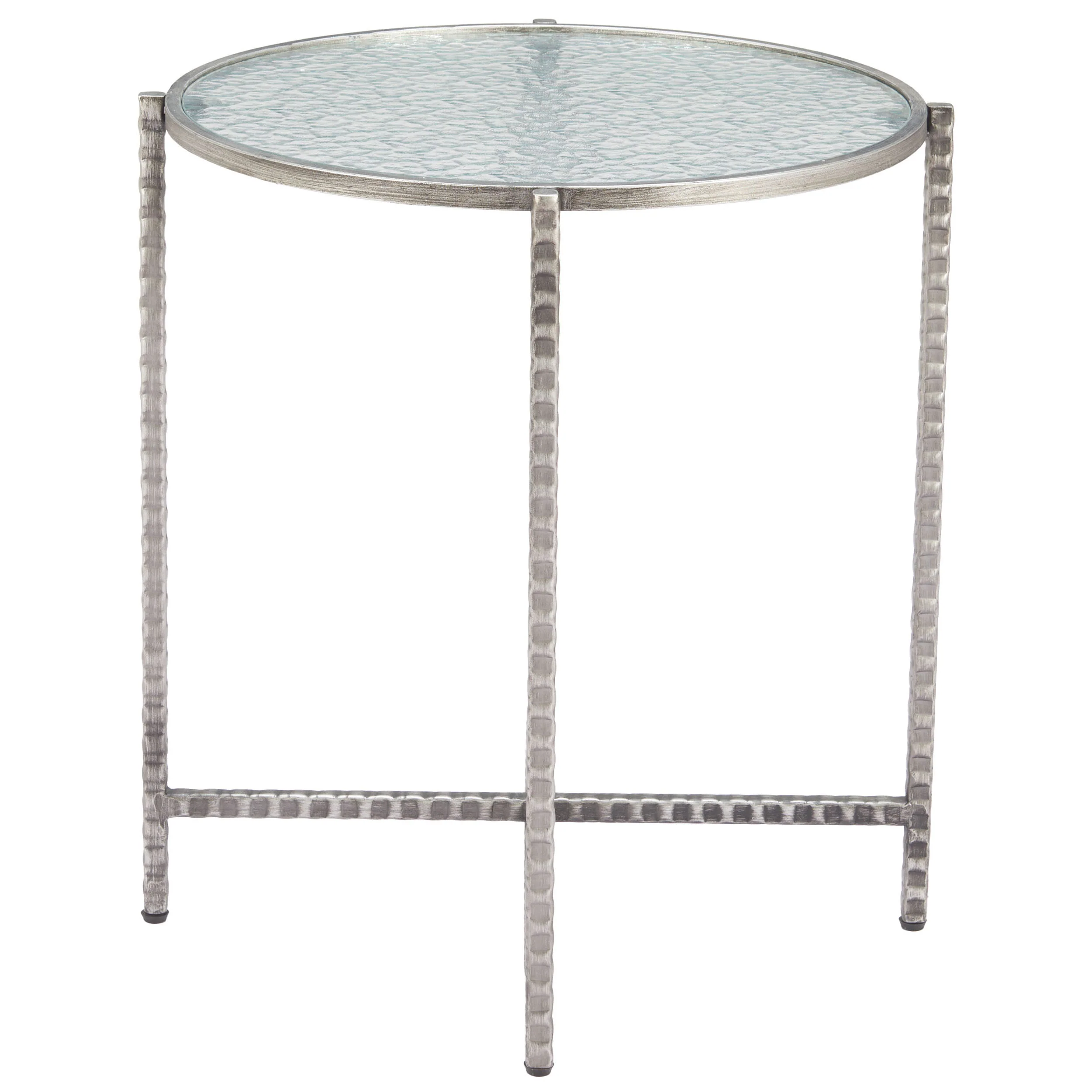 Vetro Side Table, Silver - Image 3