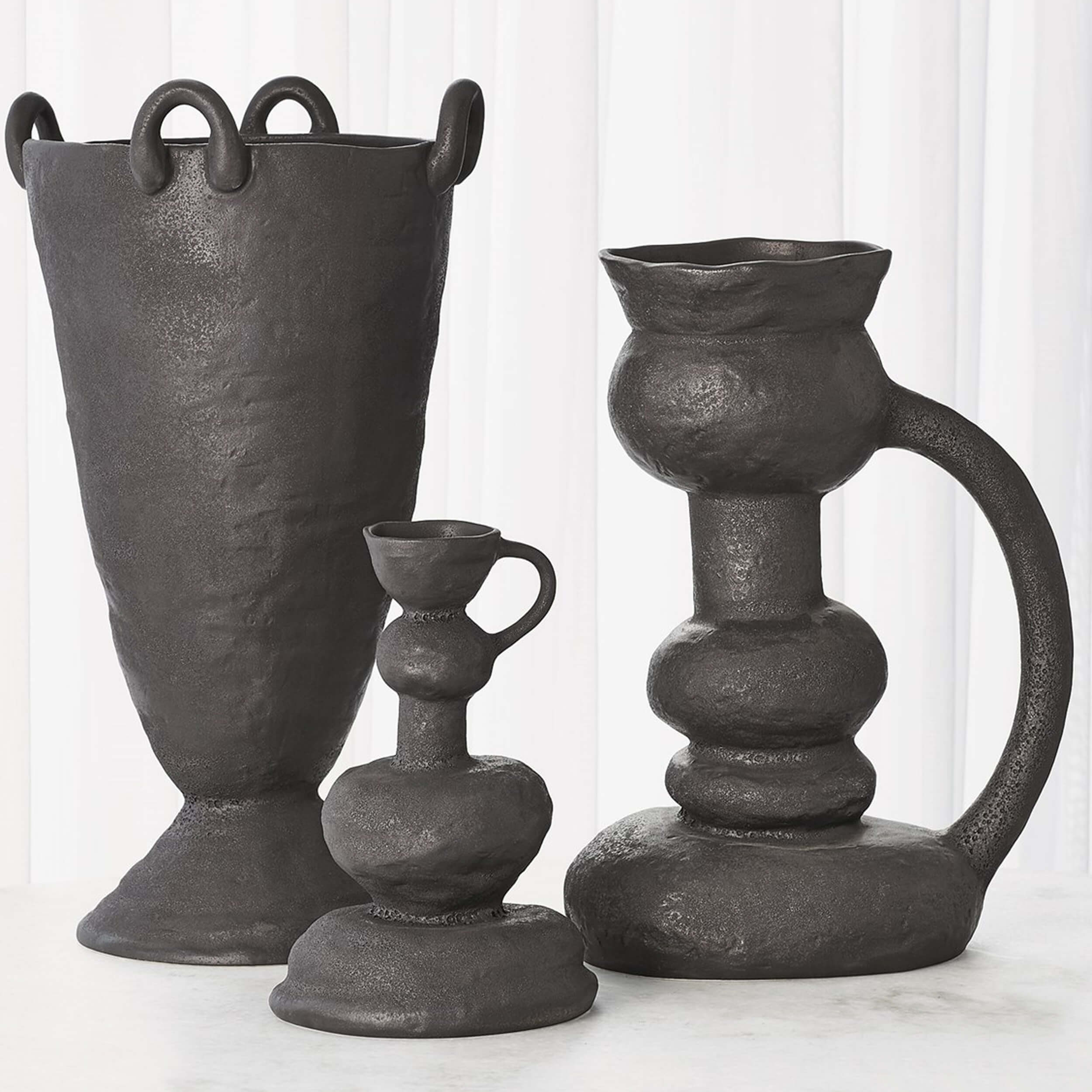 Victoire Vase, Black - Image 2