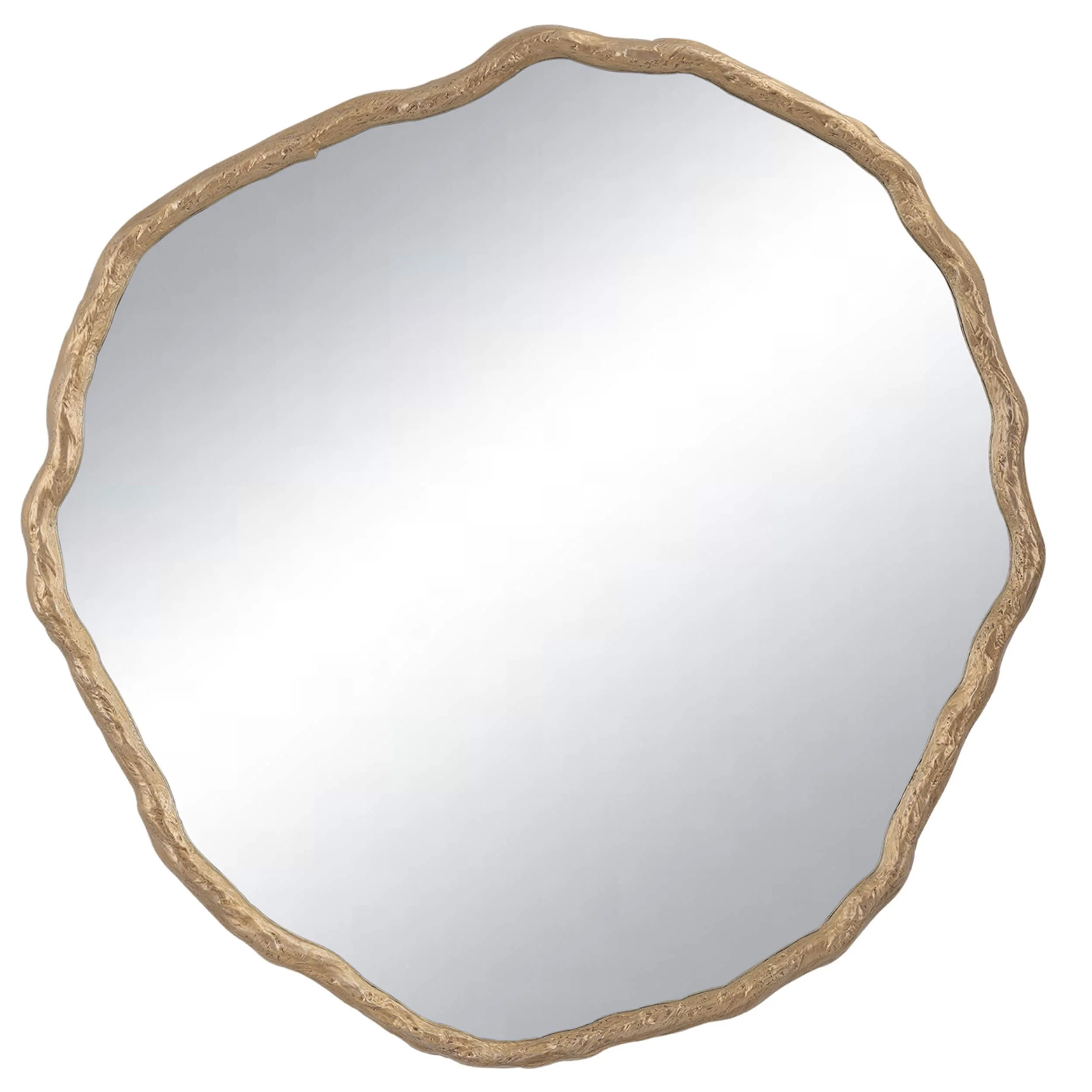 Vine Mirror, Antique Gold - Image 5