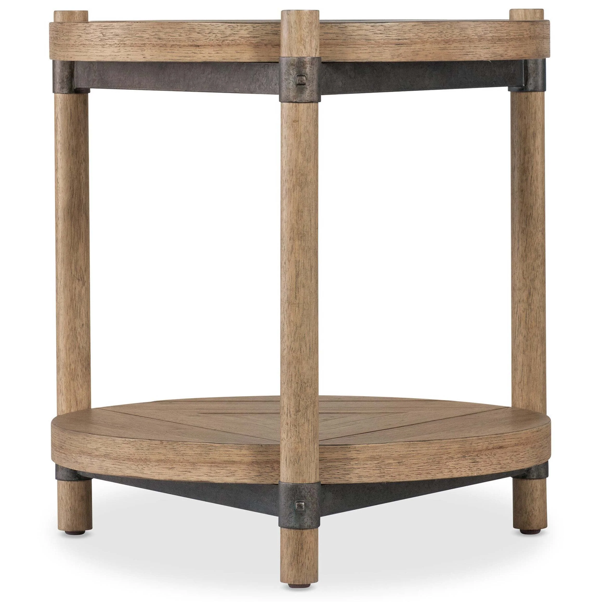Vineyard Row Round End Table, Sonoma