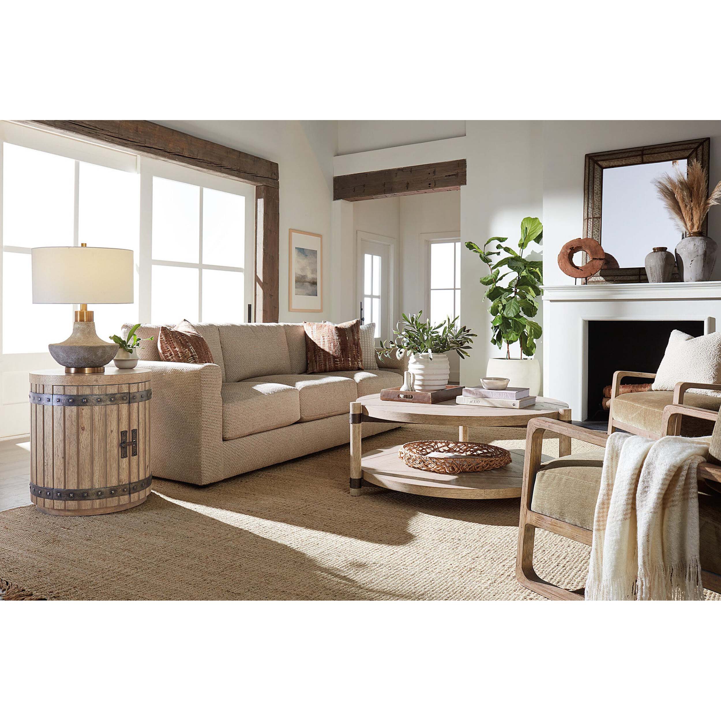 Vineyard Row Wine Barrel End Table, Sonoma - Image 5