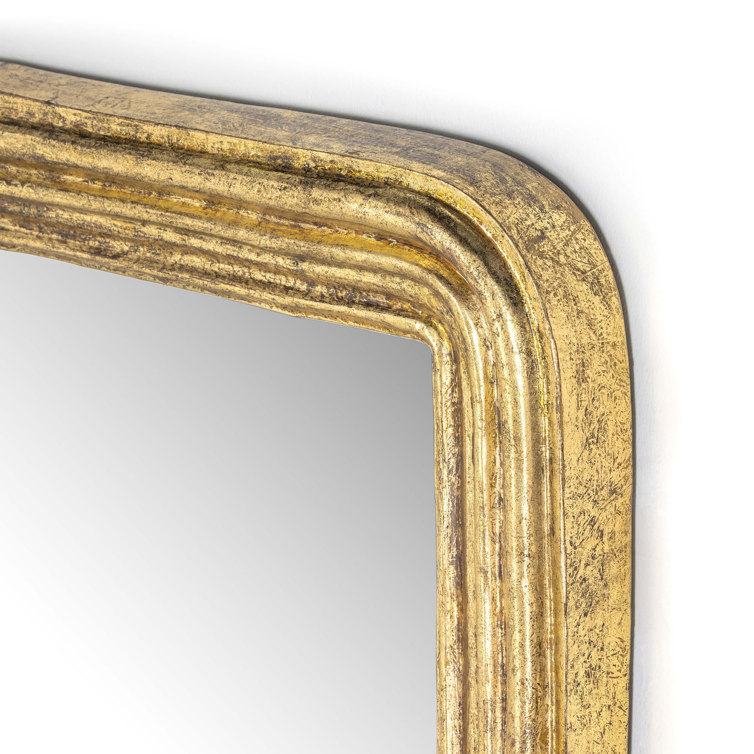 Vintage Louis Mirror, Antique Gold Leaf by Four Hands - Image 3