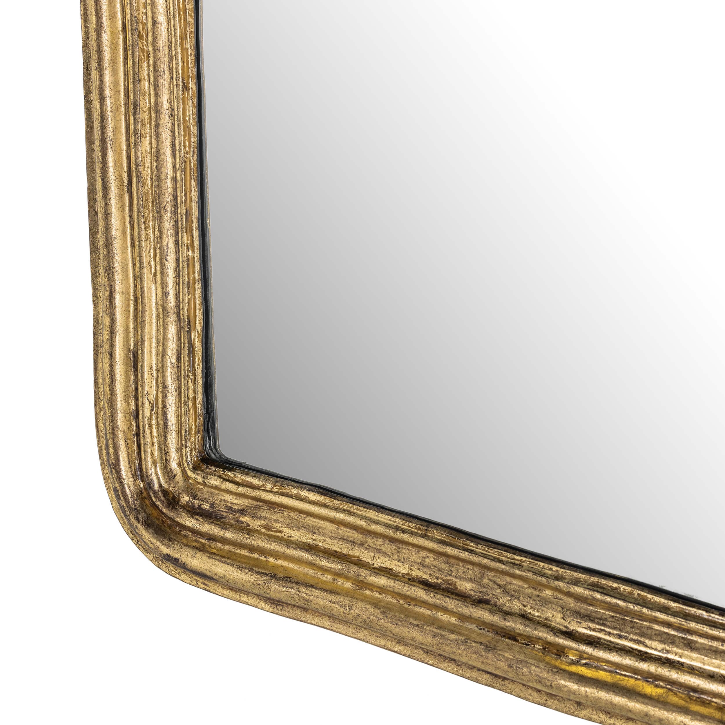 Vintage Louis Mirror, Antique Gold Leaf by Four Hands - Image 4