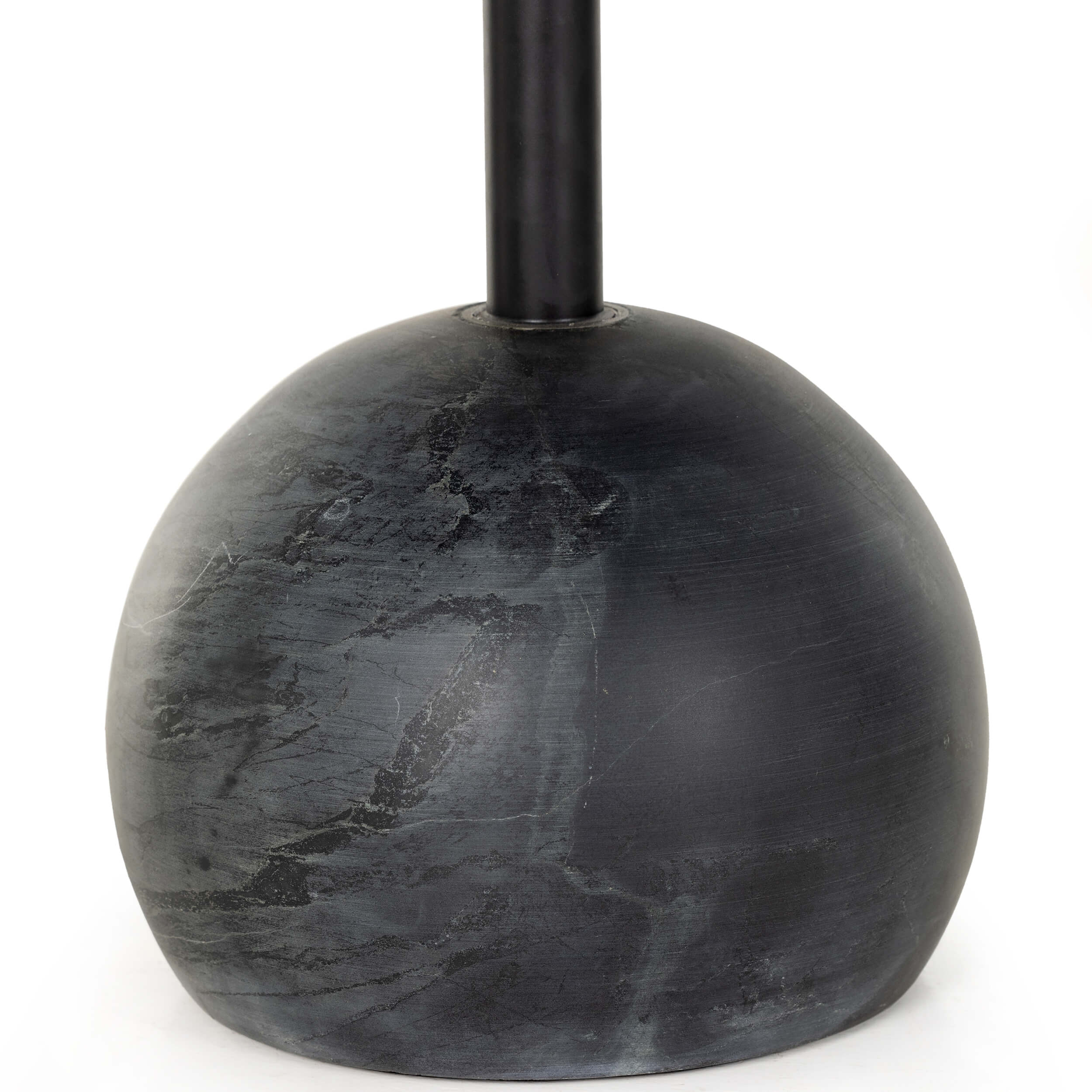 Viola Accent Table, Black Marble by Four Hands - Image 3