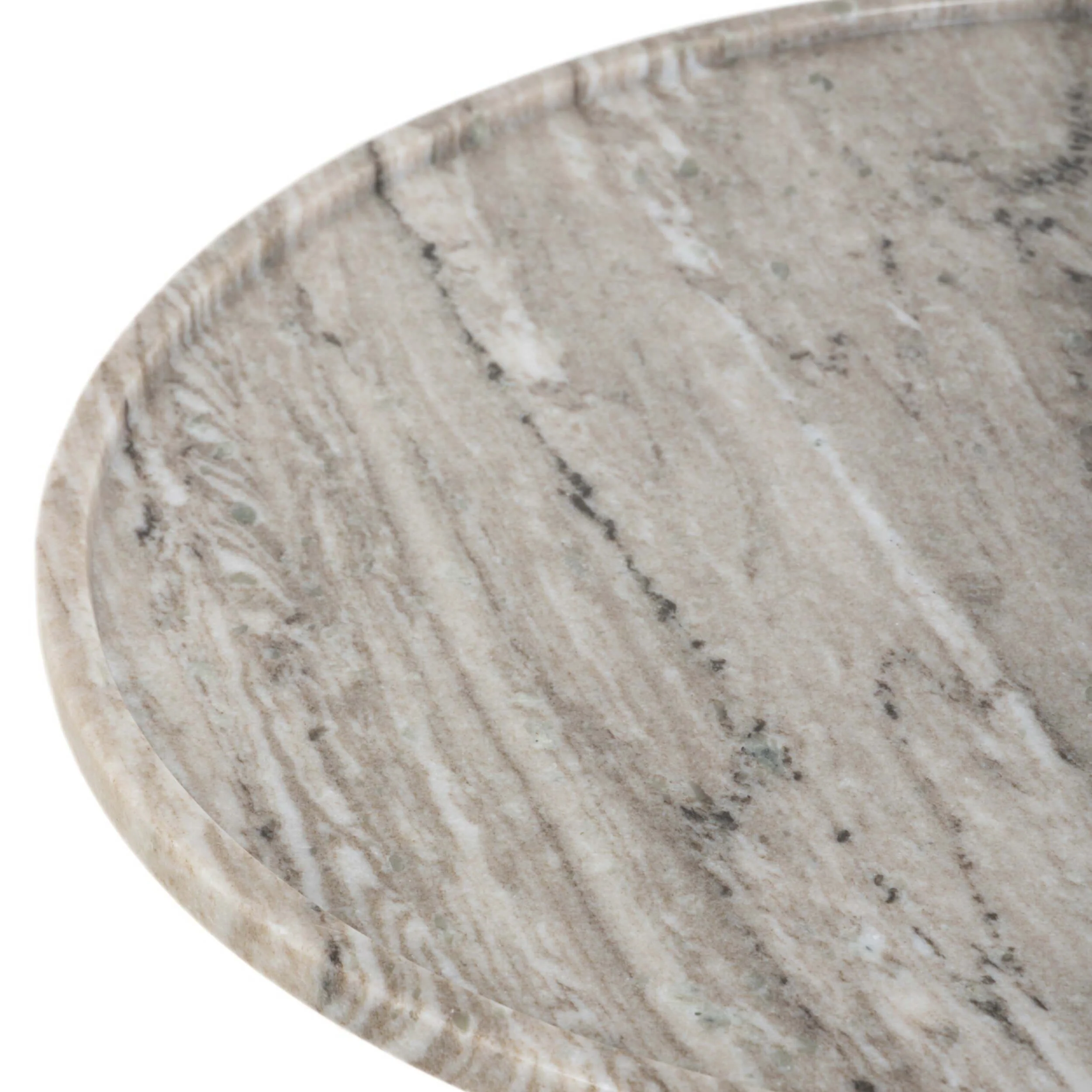 Viola End Table, Antique White Marble by Four Hands - Image 3