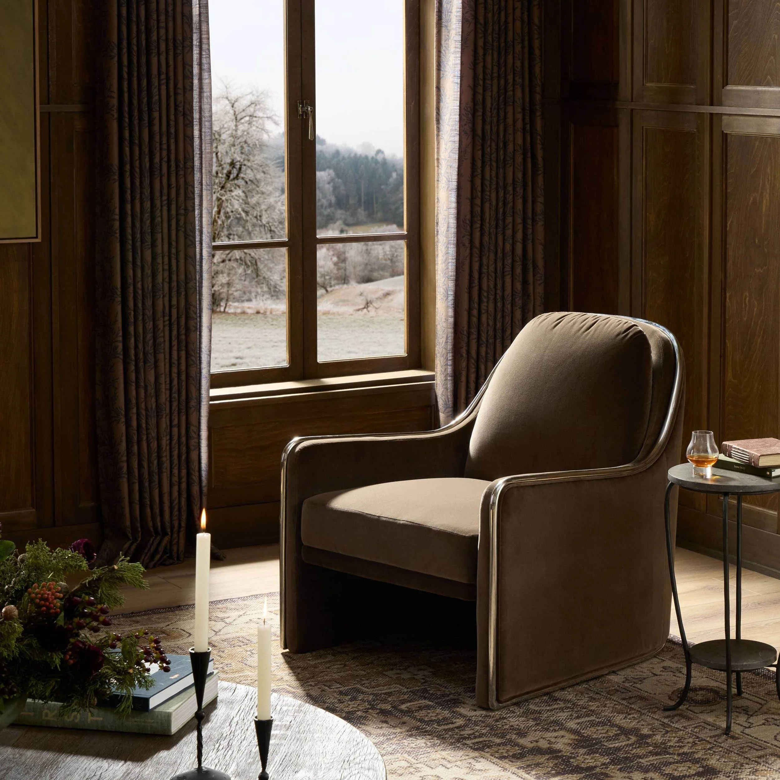 Viora Chair, Surrey Mink by Four Hands - Image 6
