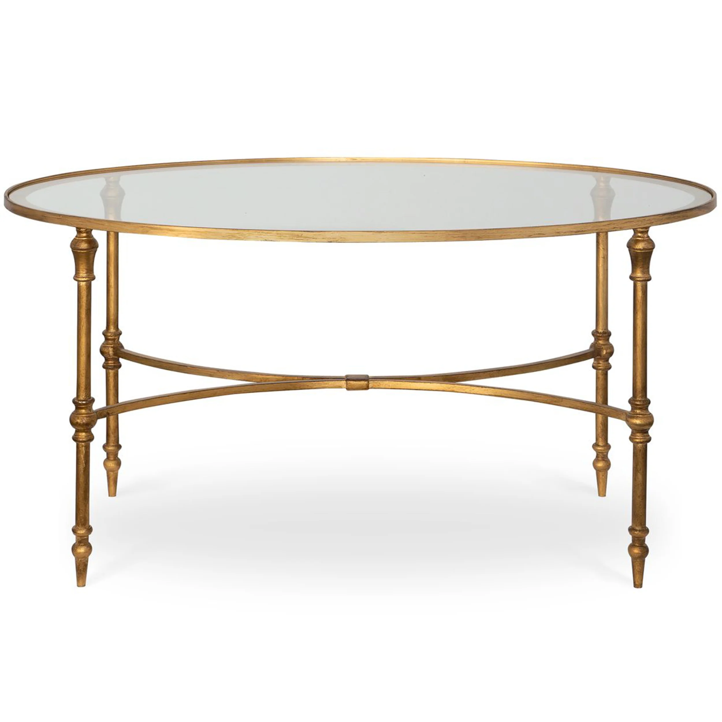 Vitya Coffee Table, Antique Gold - Image 2