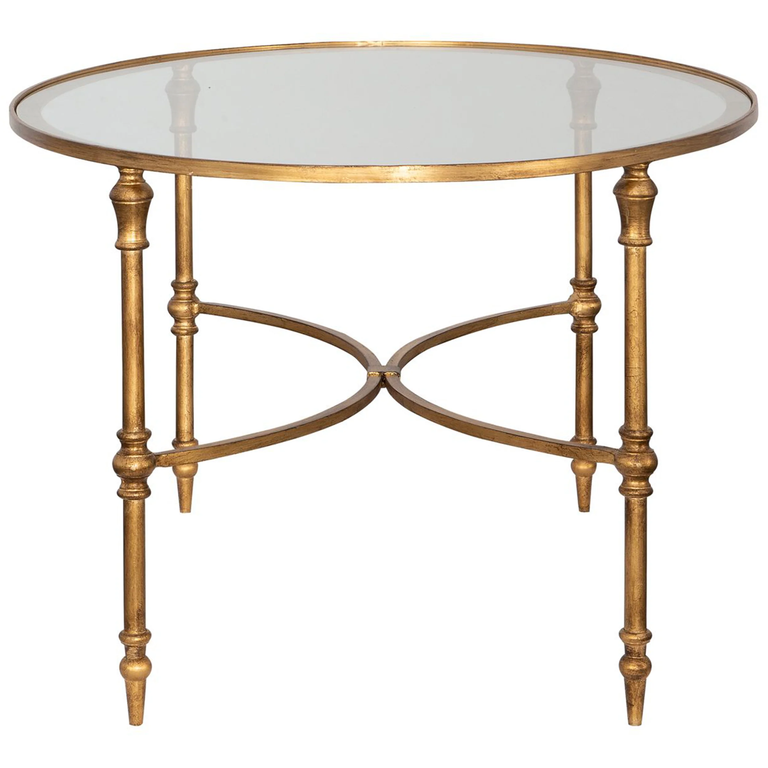 Vitya Coffee Table, Antique Gold - Image 3