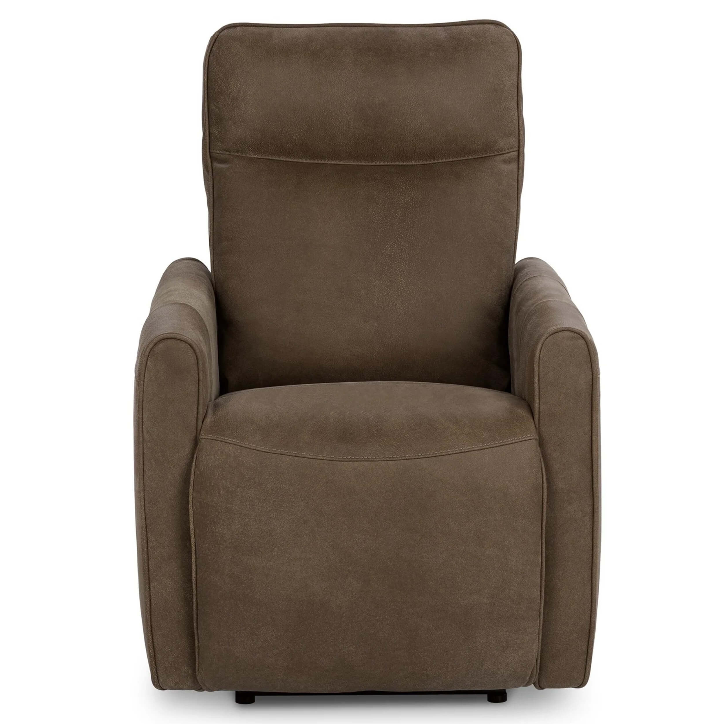Vivica Leather Power Recliner w/Massage, Toffee - Image 2