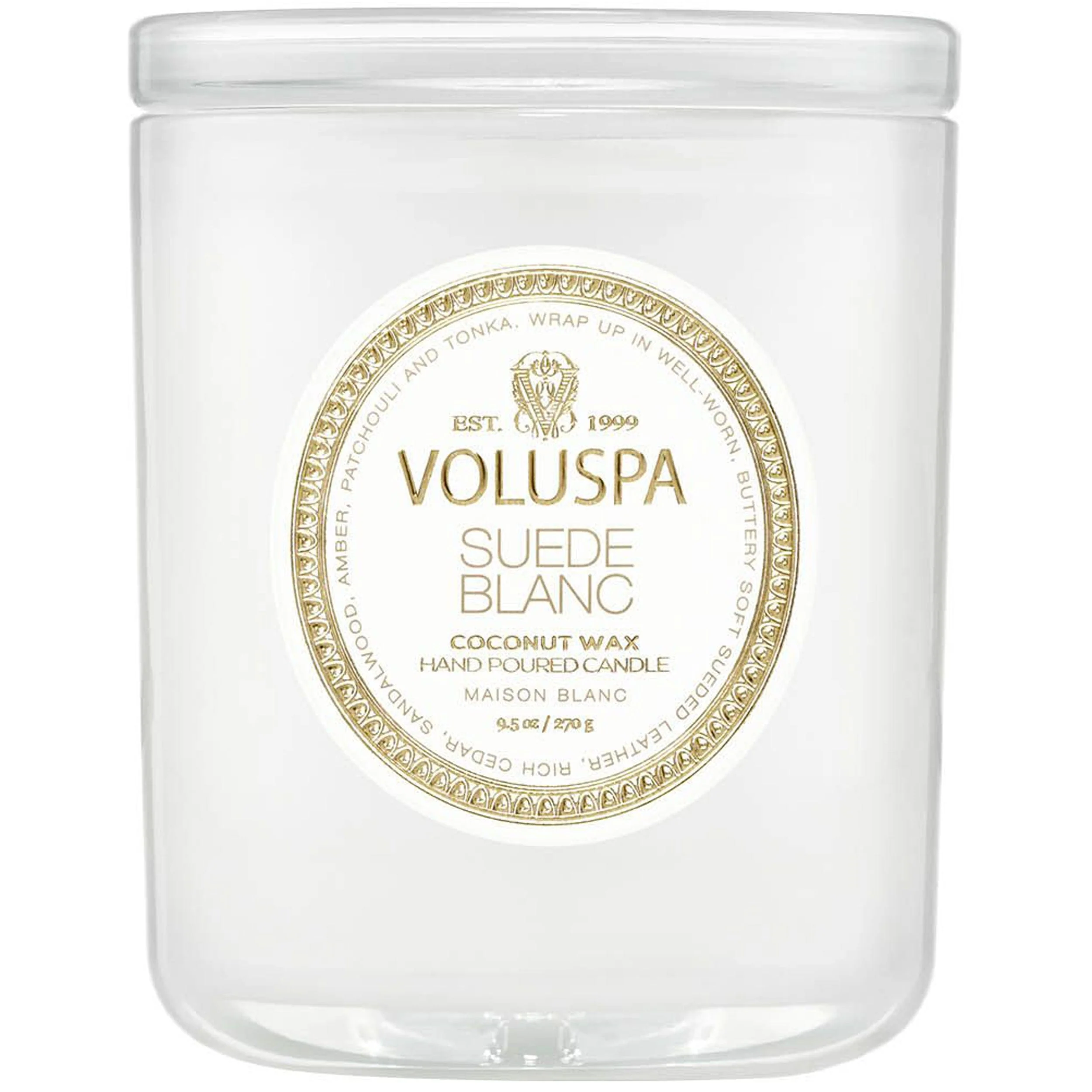 Voluspa Candle Suede Blanc, Classic Candle - Image 3