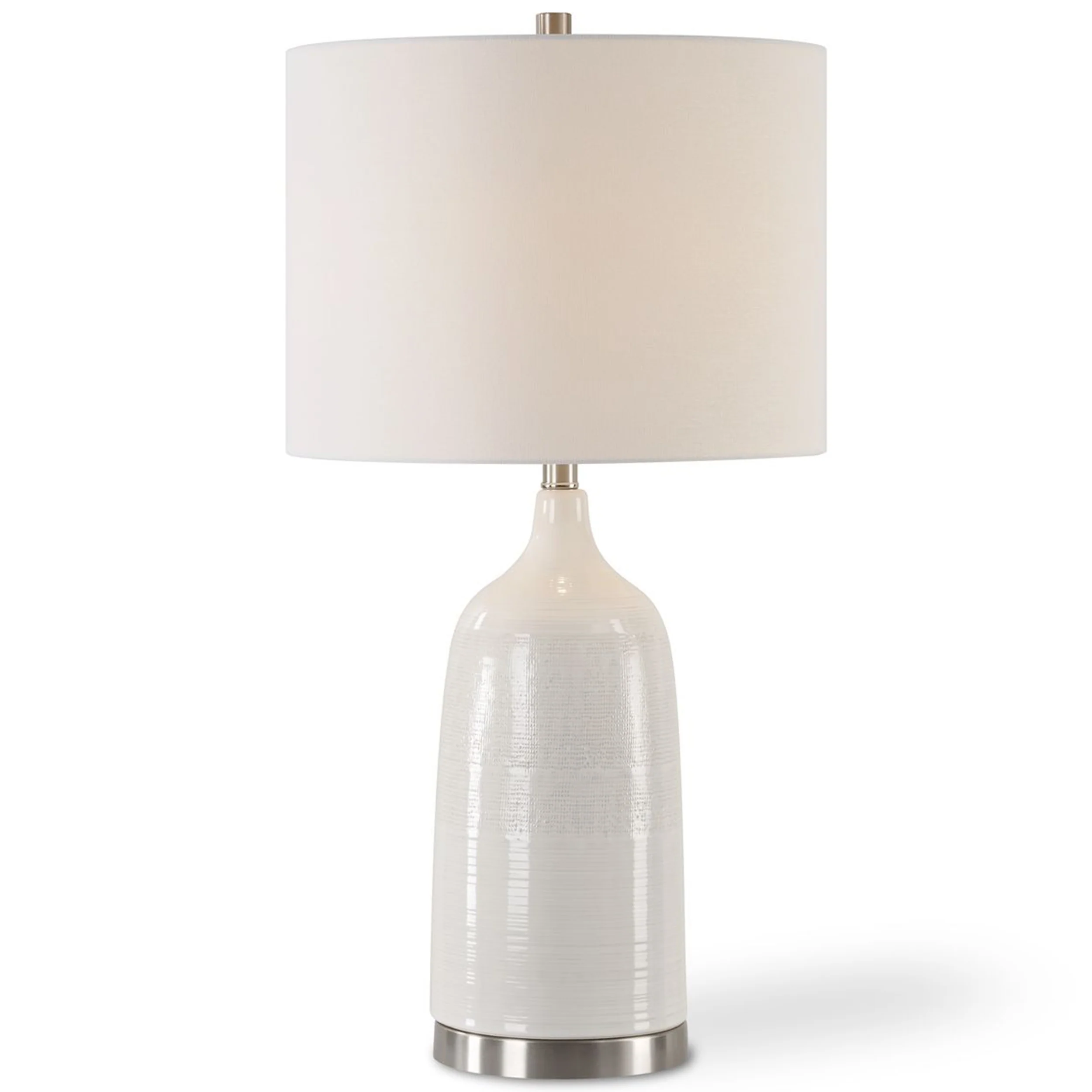 Voss Table Lamp, Gloss White - Image 2