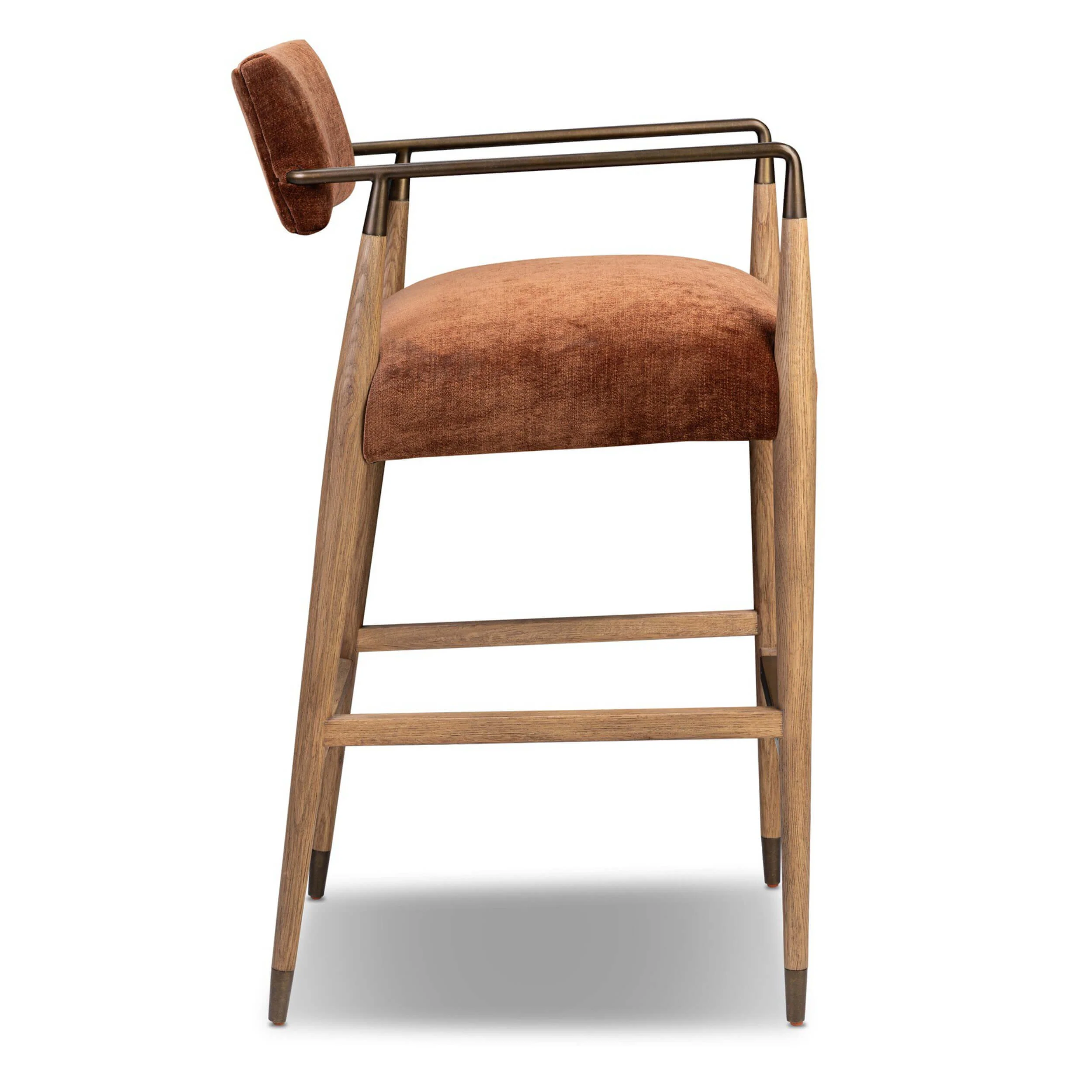 Waldon Bar & Counter Stool, Altair Sienna by Four Hands - Image 8