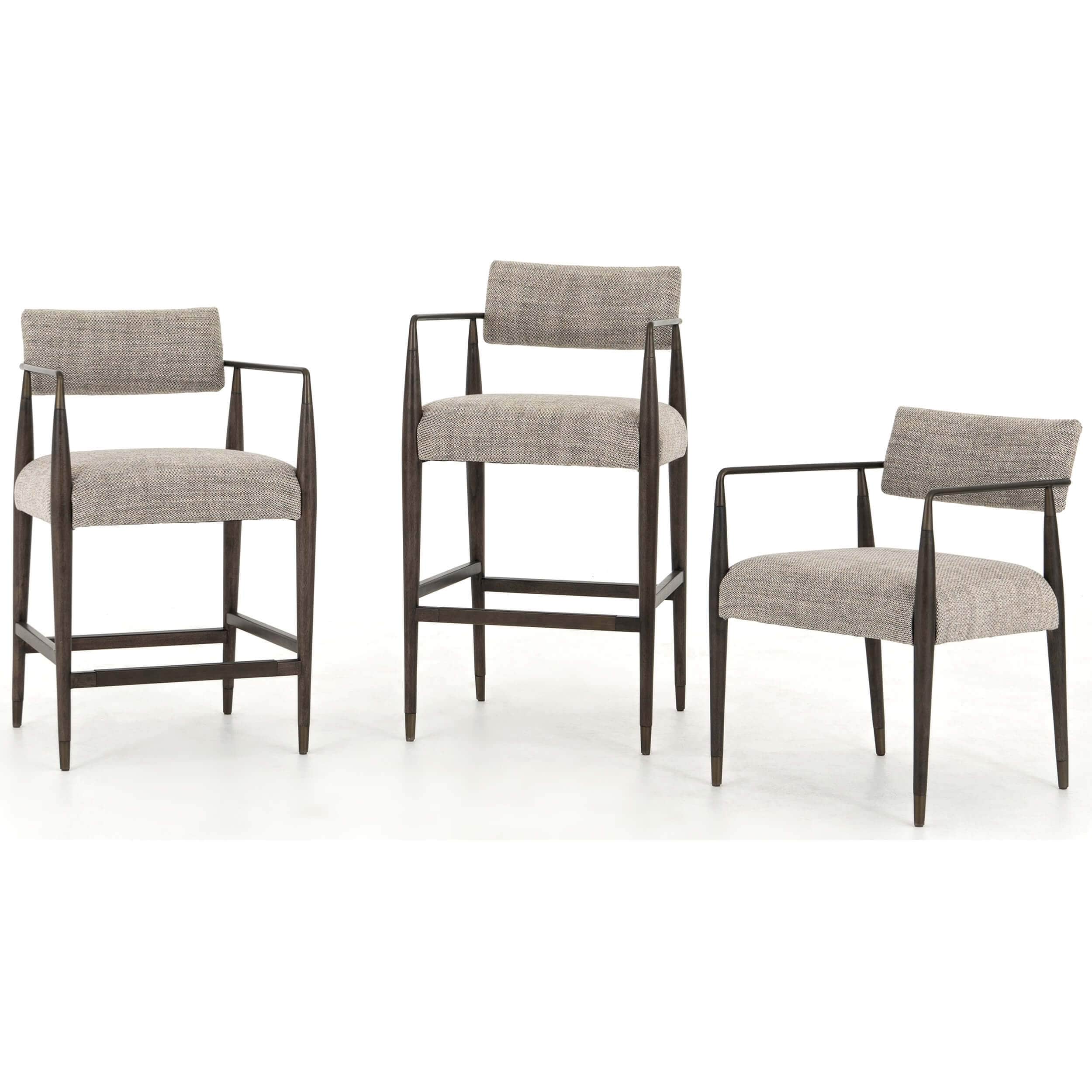 Waldon Counter Stool, Thames Coal by Four Hands - Image 6