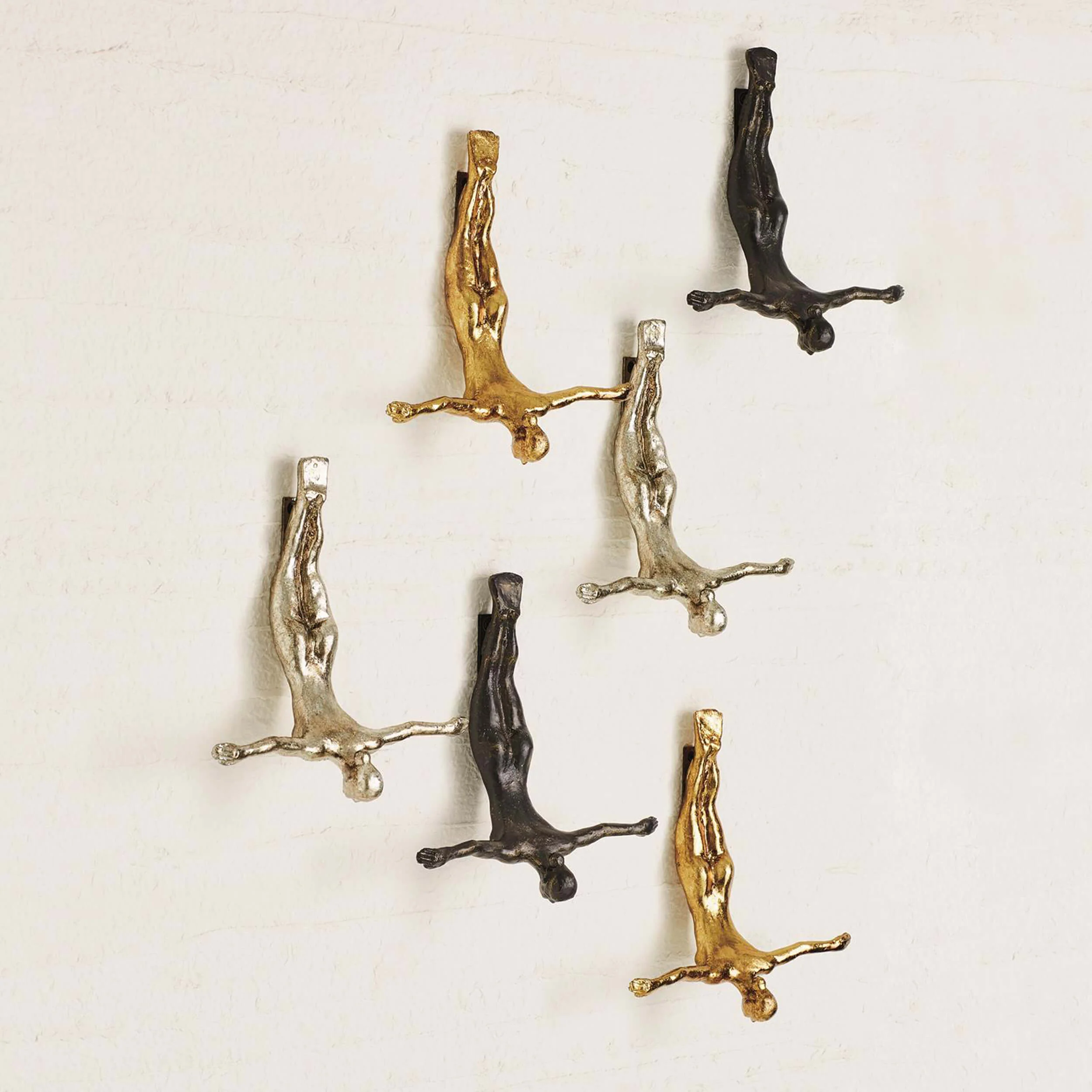 Wall Diver-Female, Bronze - Image 3
