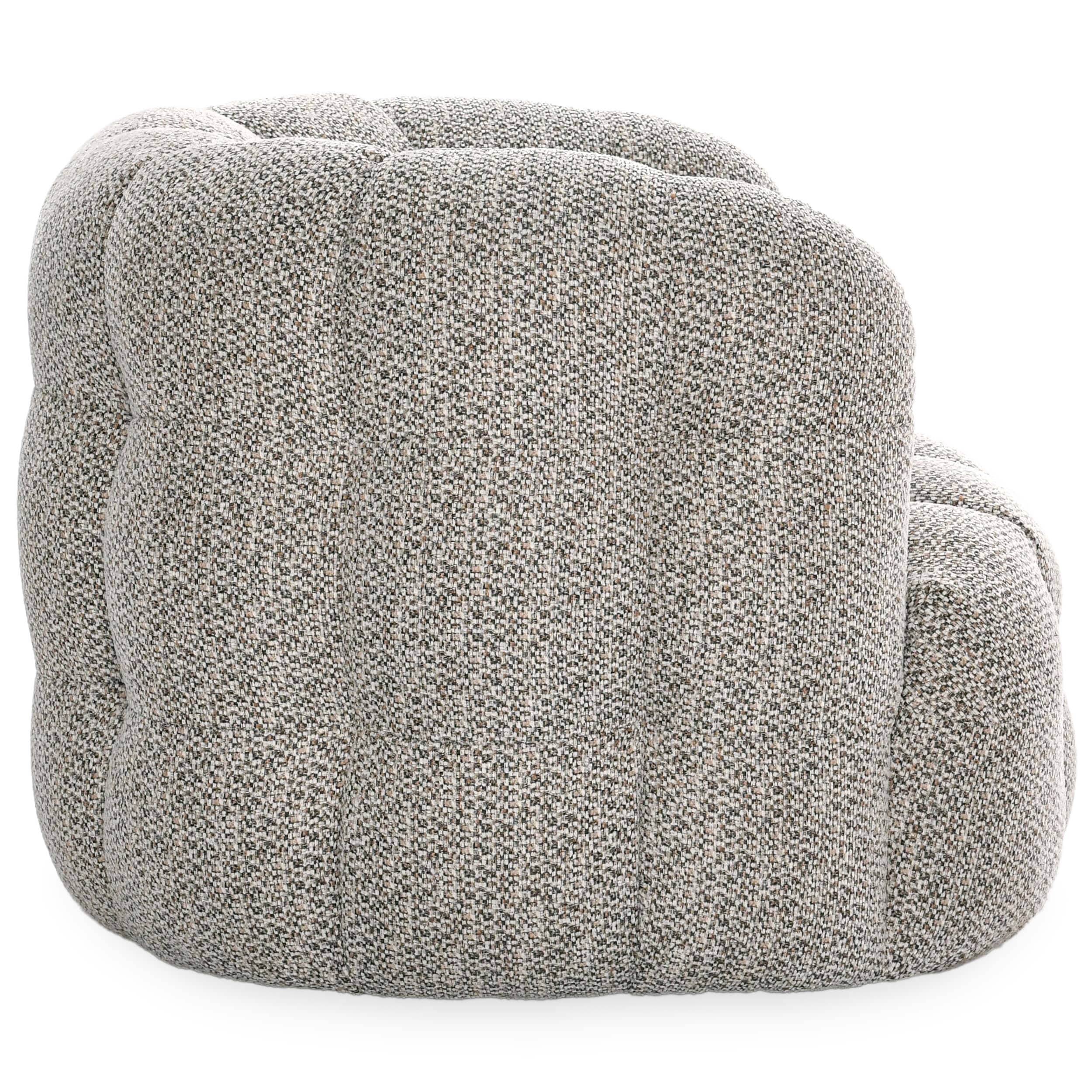 Walter Swivel Chair, Heathered Gray - Image 3