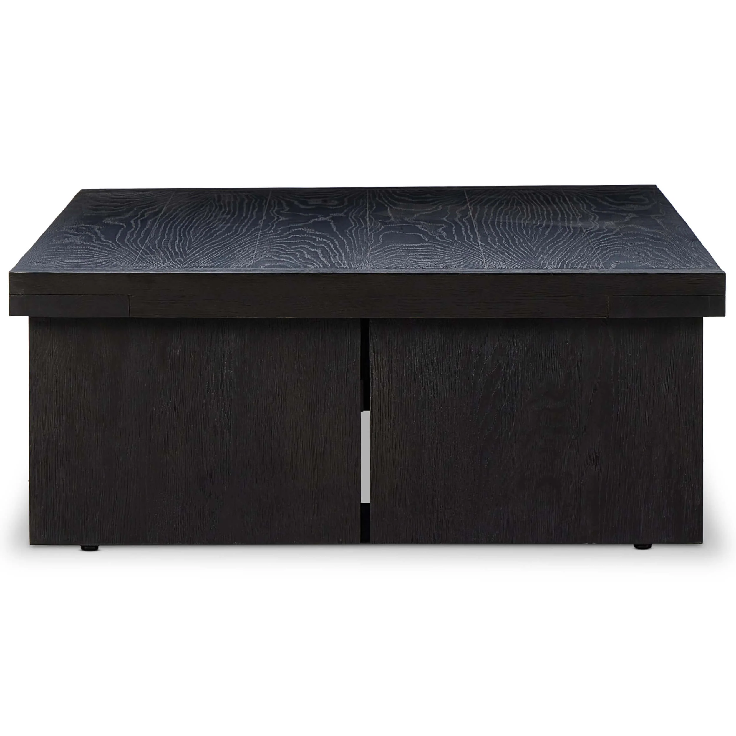 Warby Coffee Table, Worn Black by Four Hands - Image 3