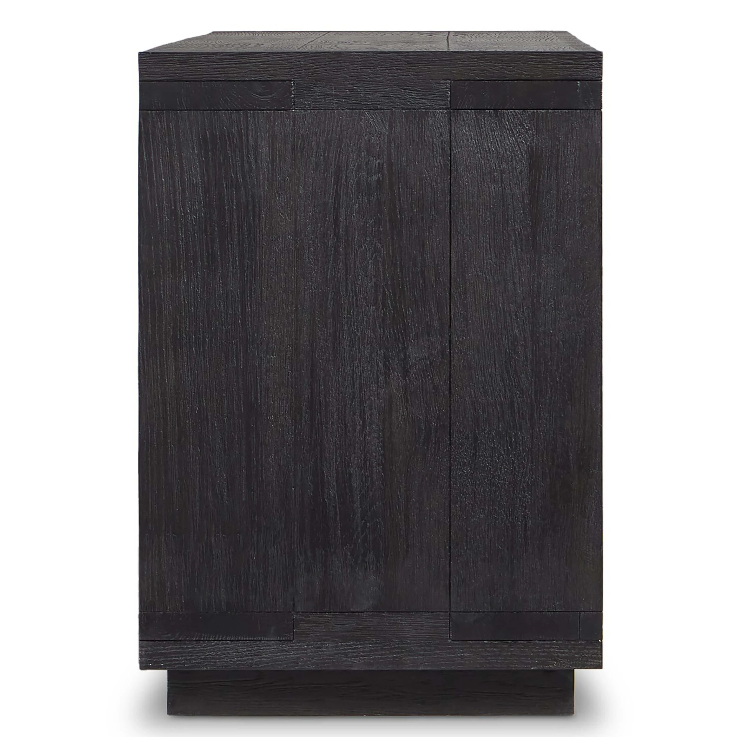 Warby Media Console, Worn Black by Four Hands - Image 4