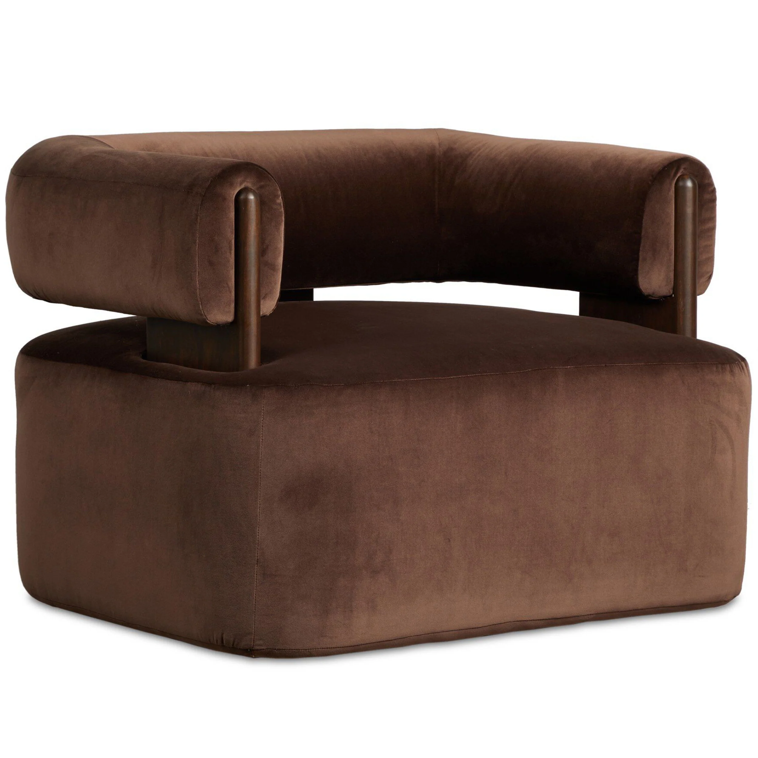 Ward Swivel Chair, Surrey Cocoa by Four Hands