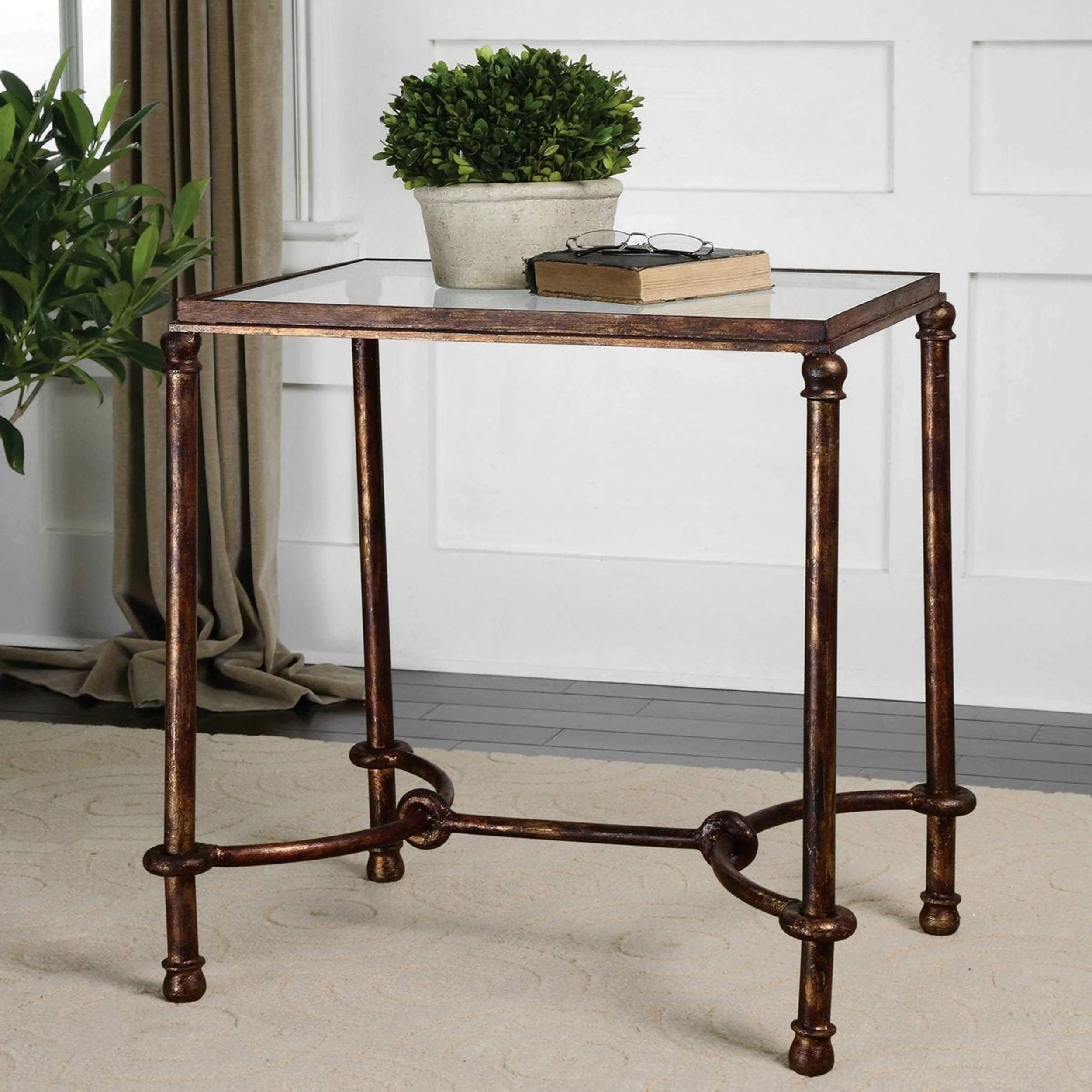 Warring End Table, Dark Bronze - Image 2