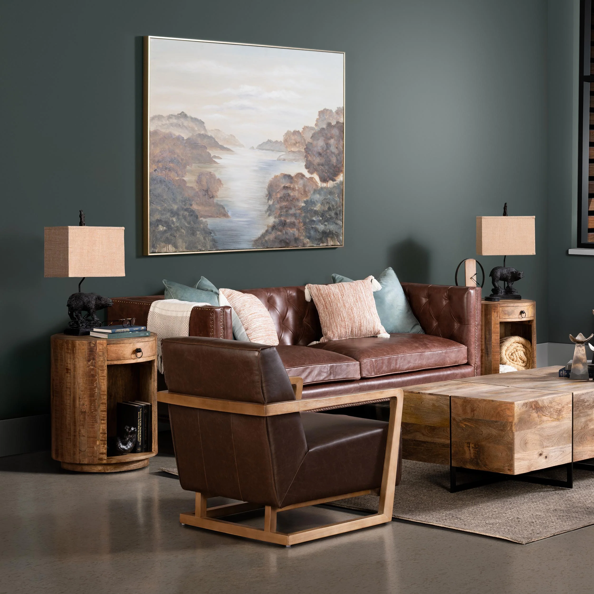 Washburne Side Table, Warm Brown - Image 4